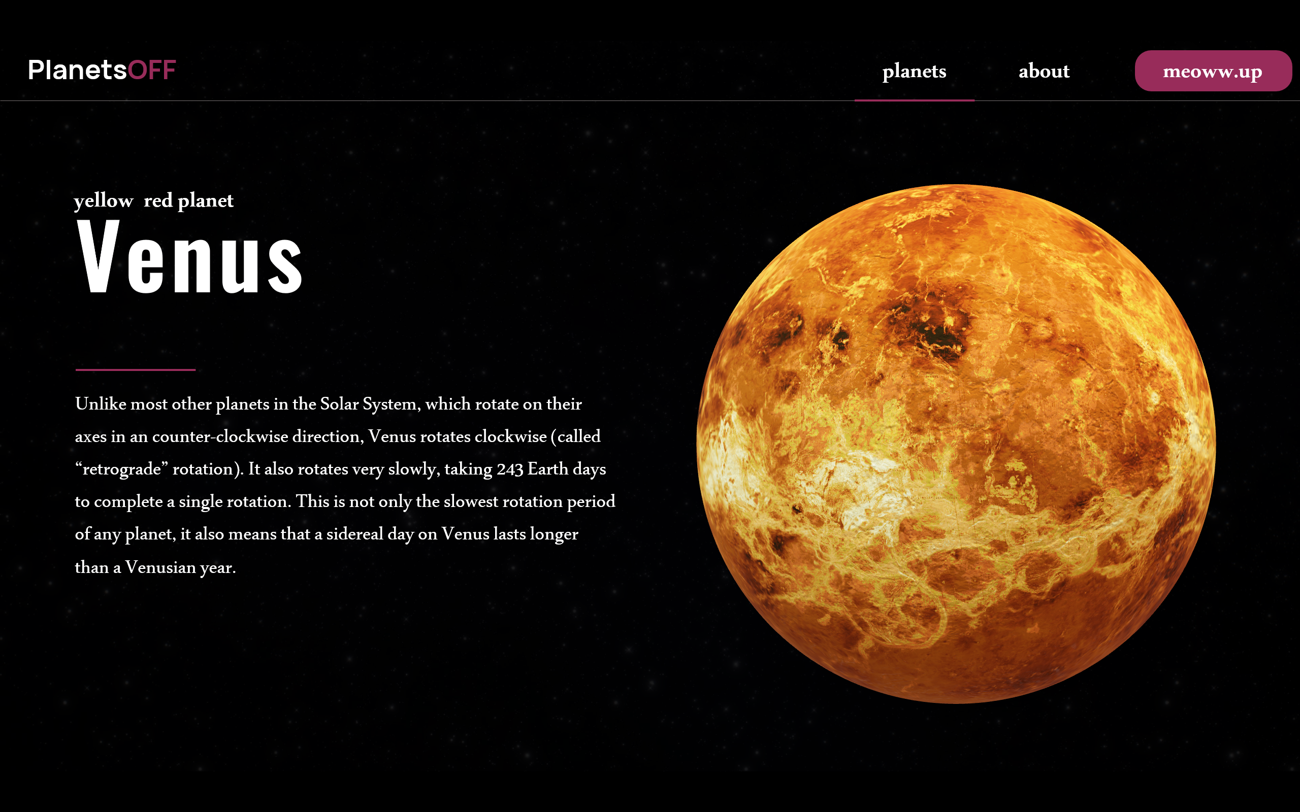 PlanetsOFF — Изображение №4 — Интерфейсы, Анимация на Dprofile