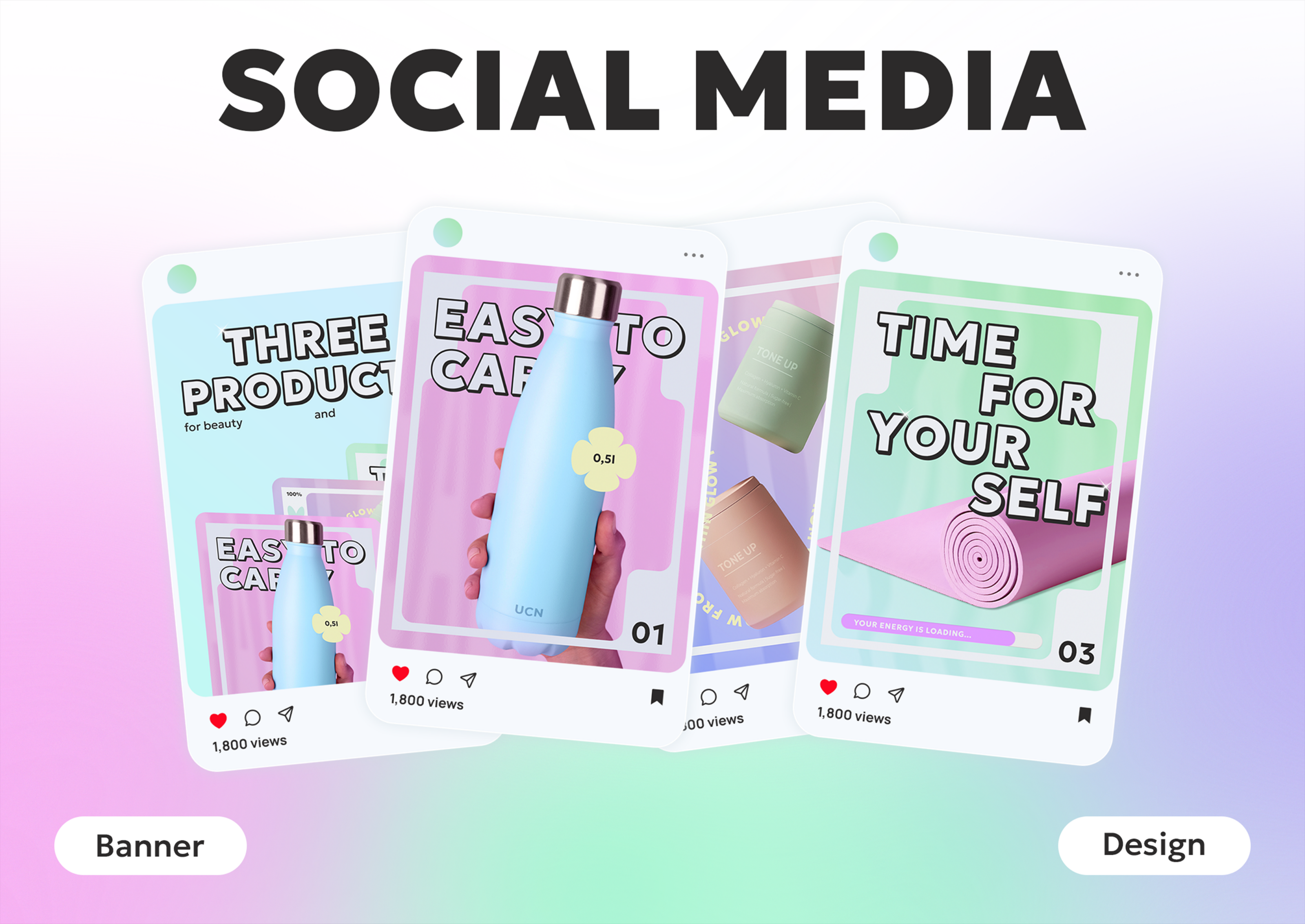 Social media design / Баннеры для социальных сетей — Изображение №1 — Анимация, Маркетинг на Dprofile