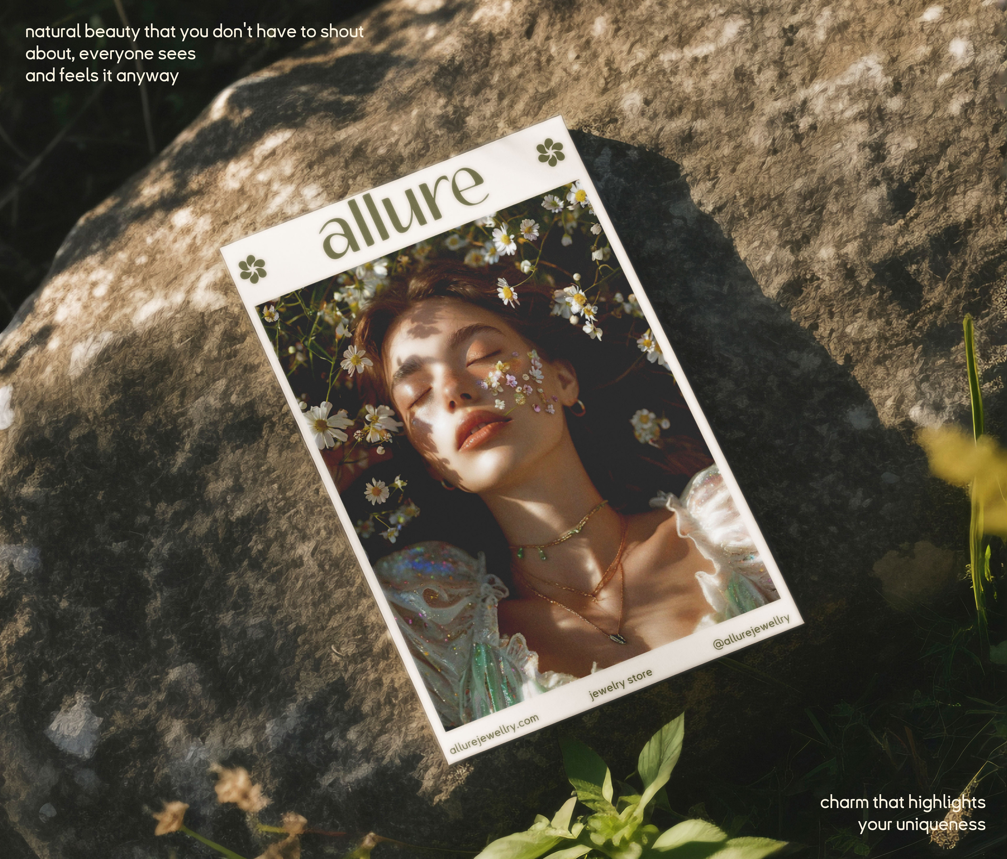 Allure jewelry | BRAND IDENTITY | JEWELRY STORE — Изображение №8 — Брендинг на Dprofile