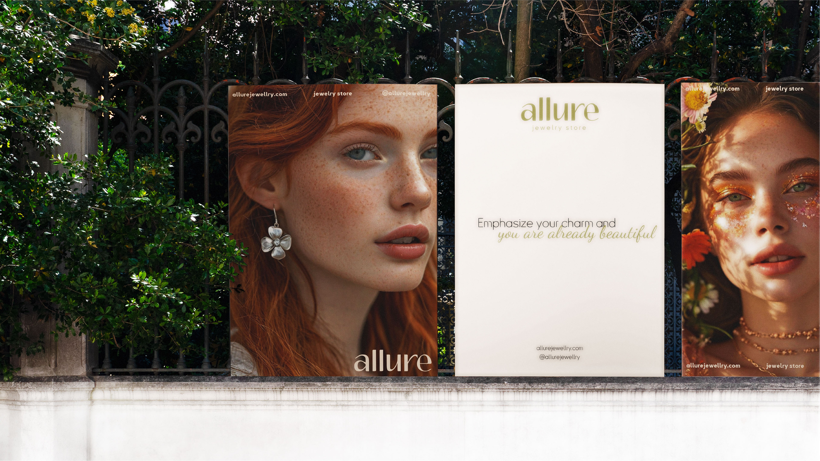Allure jewelry | BRAND IDENTITY | JEWELRY STORE — Изображение №5 — Брендинг на Dprofile