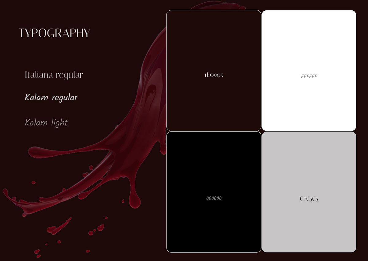 Landing wine restaurant — Изображение №2 — Интерфейсы, Брендинг на Dprofile