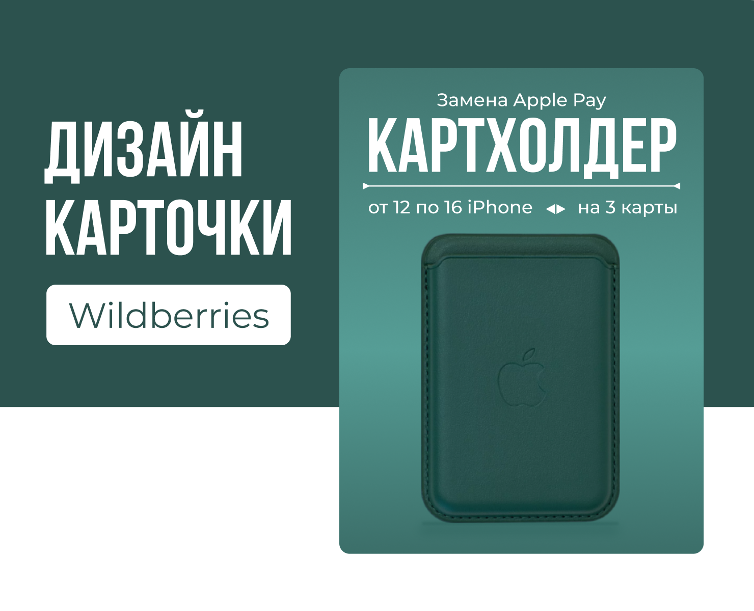 Карточка товара "Картхолдер для айфона" на Dprofile