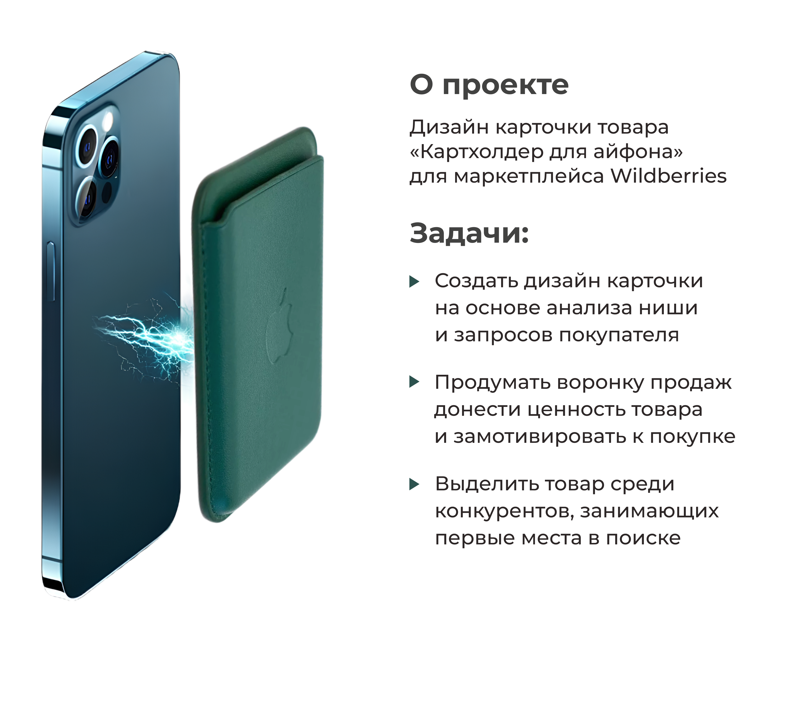 Карточка товара "Картхолдер для айфона" — Изображение №2 — Маркетинг на Dprofile