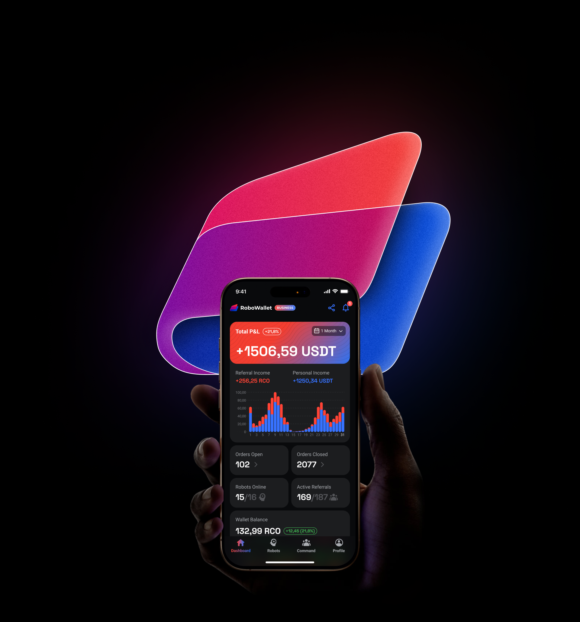 Robo Crypto Wallet — Изображение №1 — Интерфейсы на Dprofile