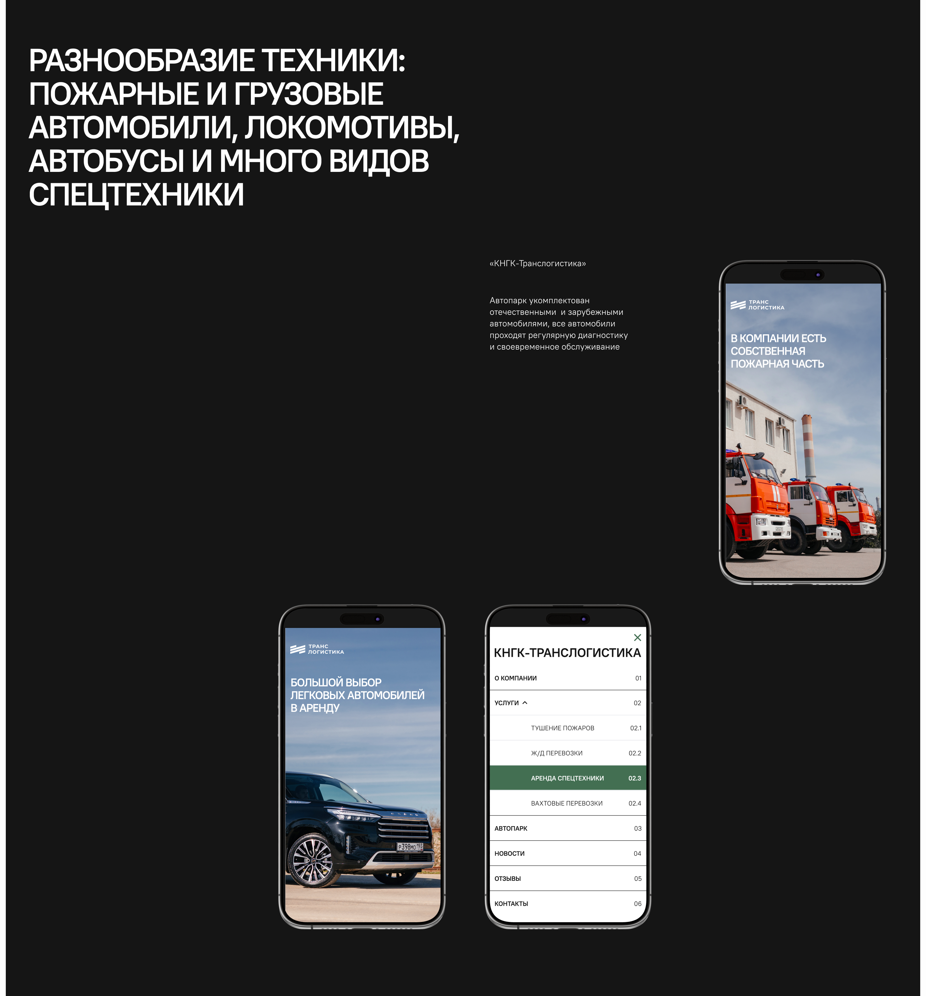 КНГК Транслогистика — Изображение №2 — Интерфейсы на Dprofile
