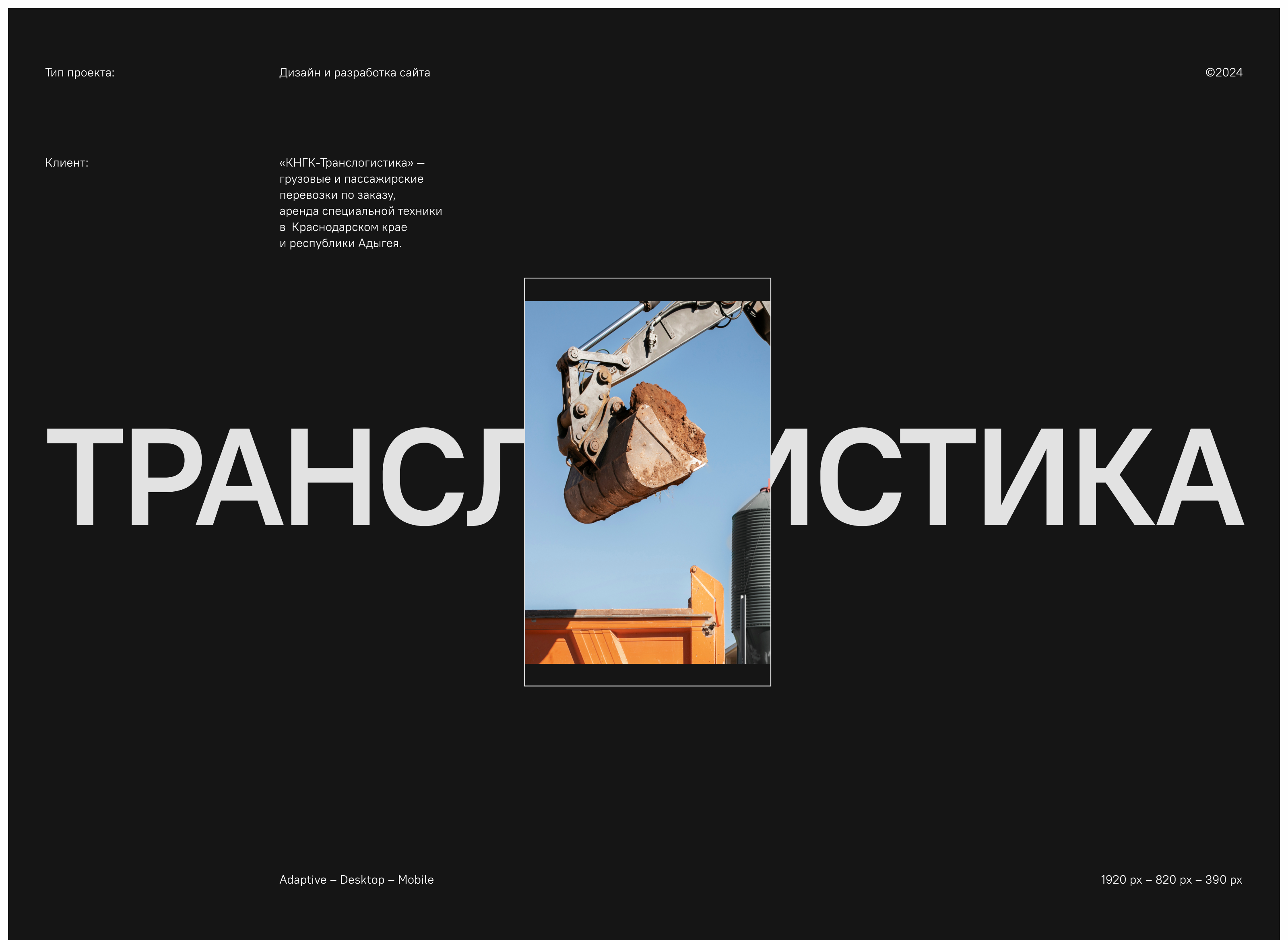 КНГК Транслогистика — Изображение №1 — Интерфейсы на Dprofile
