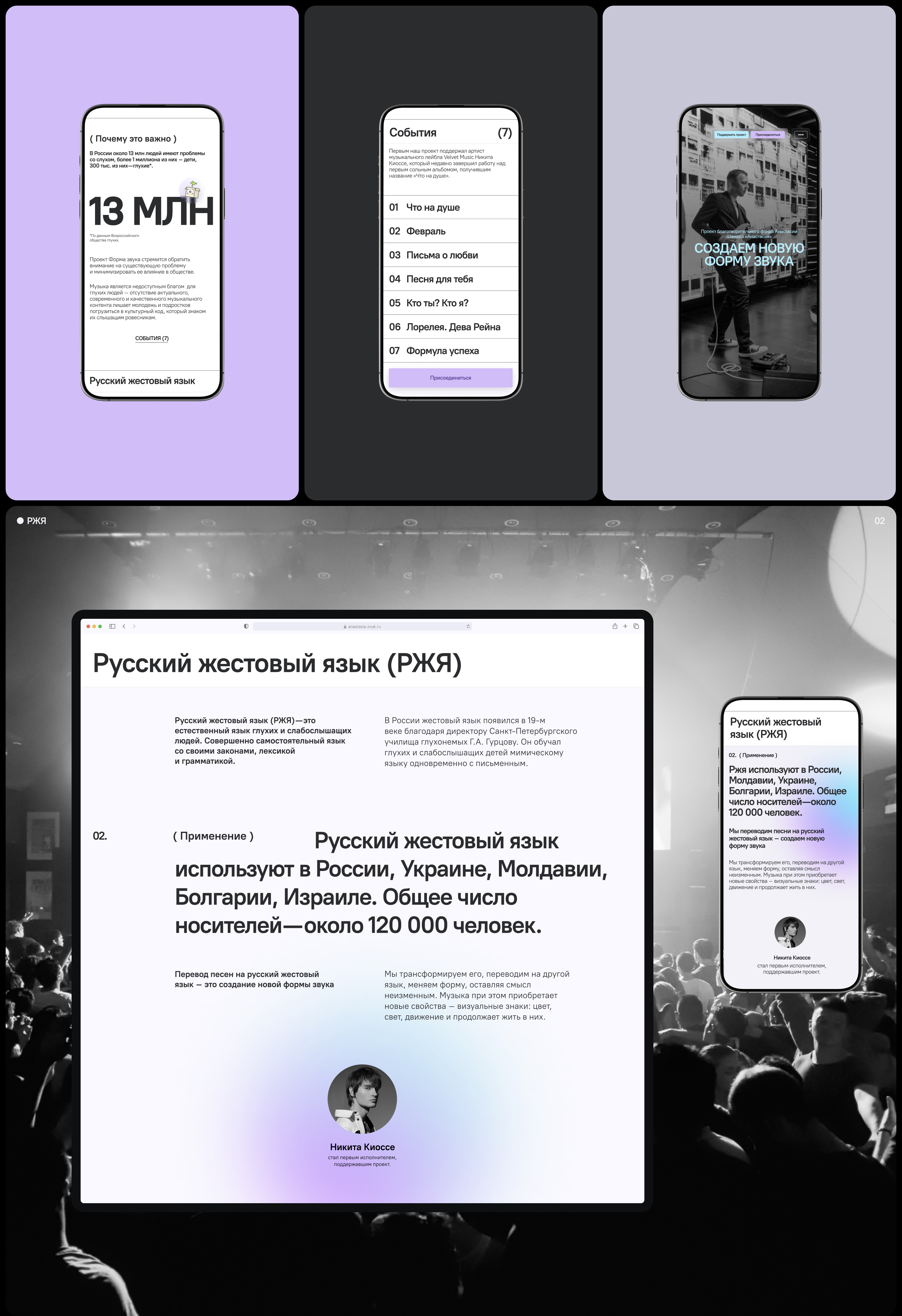 ФОРМА ЗВУКА — Изображение №4 — Интерфейсы, Брендинг на Dprofile
