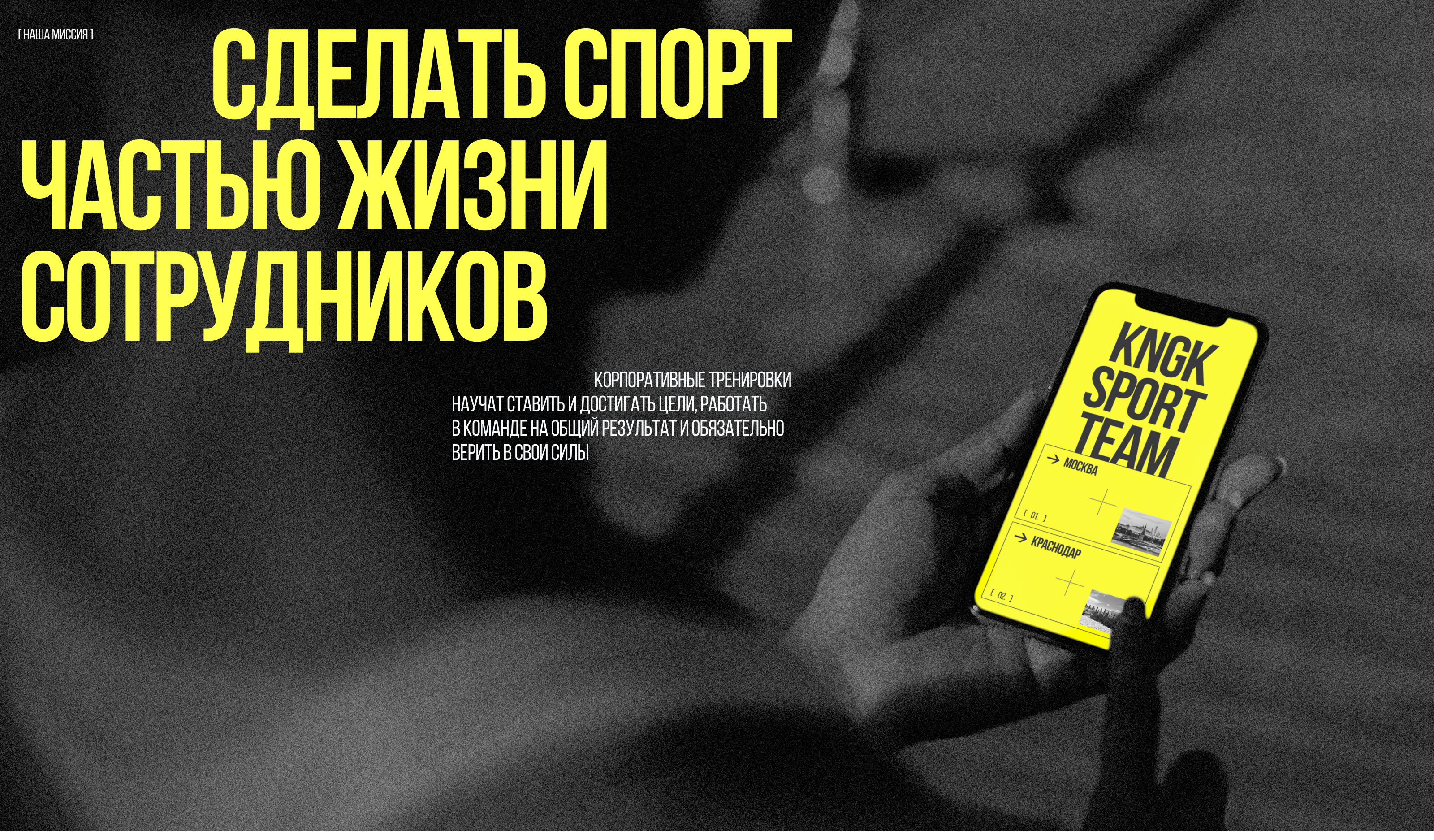 KNGK SPORT TEAM — Изображение №2 — Интерфейсы, Брендинг на Dprofile