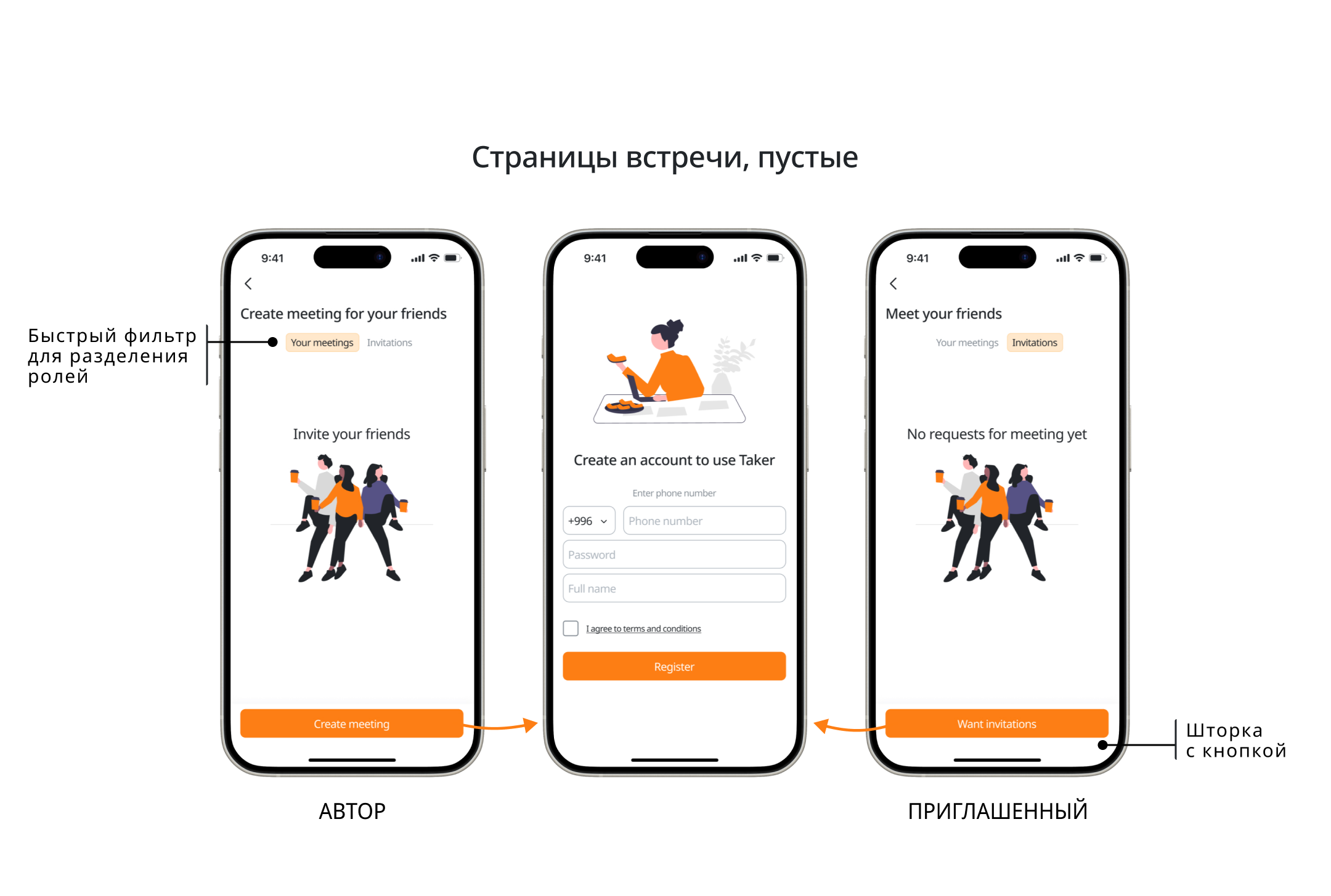 Taker Food Delivery App — Изображение №4 — Интерфейсы на Dprofile