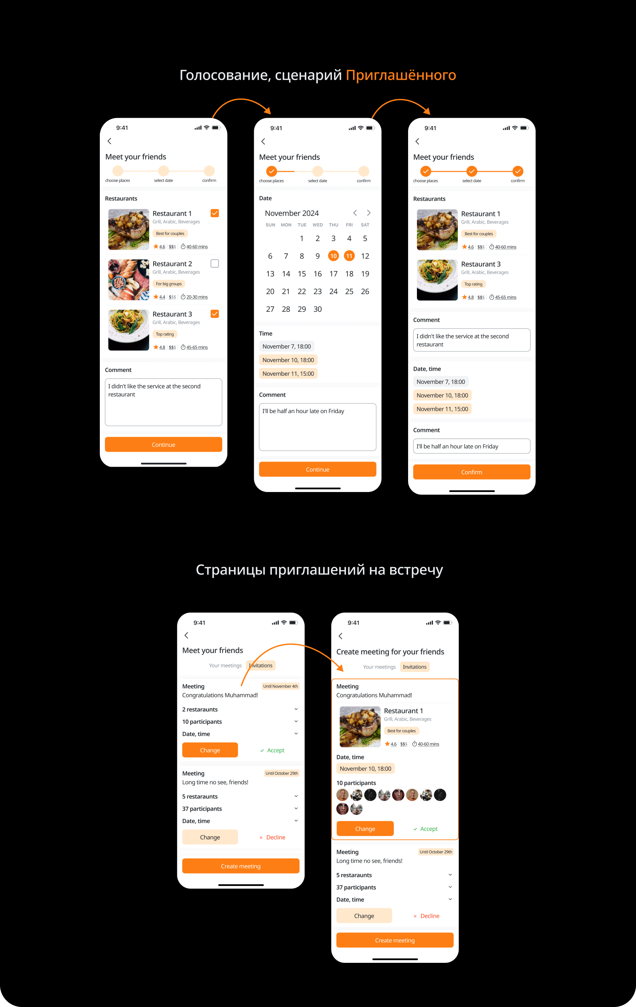 Taker Food Delivery App — Изображение №7 — Интерфейсы на Dprofile