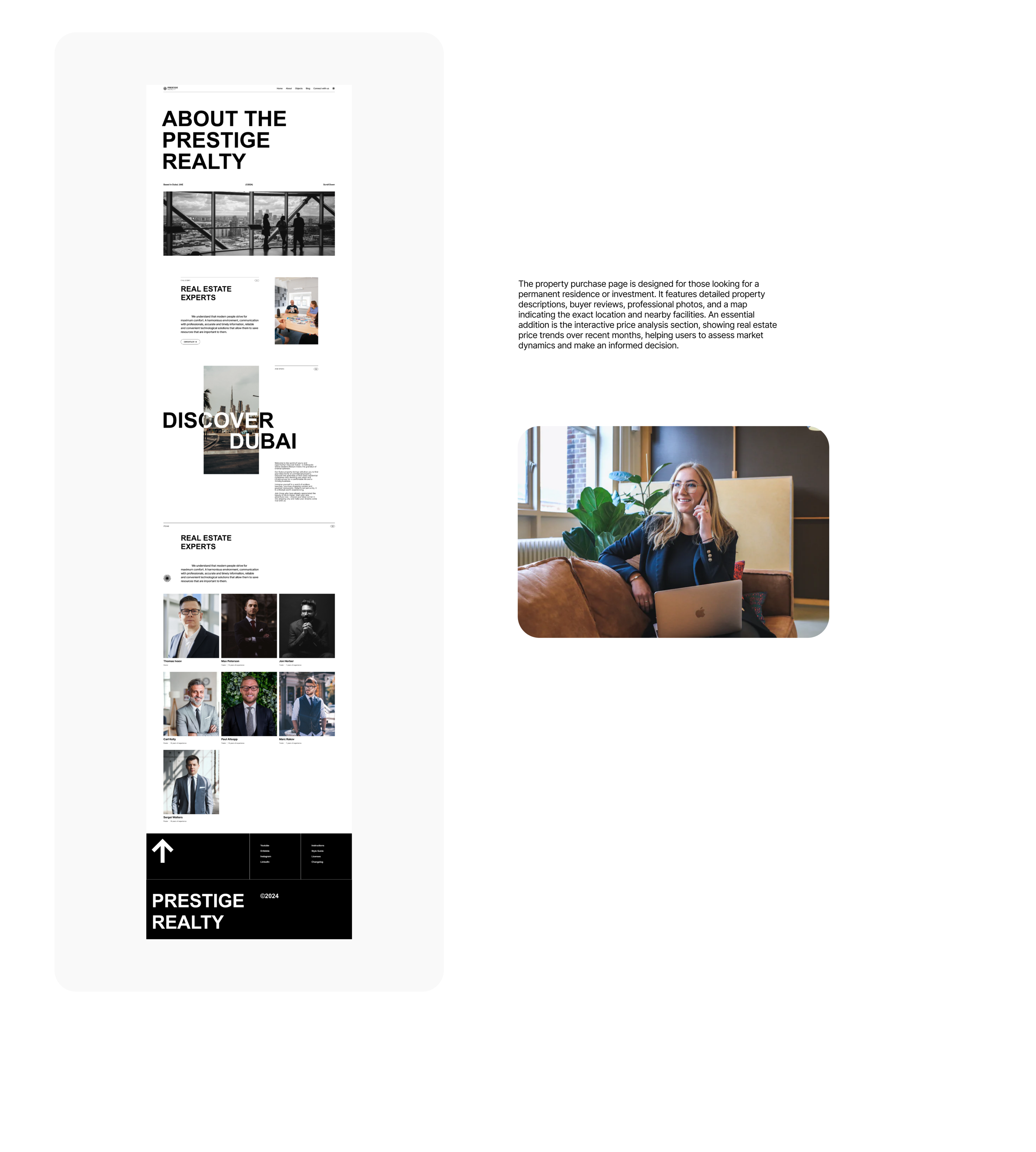 Дизайн агентства недвижимости Prestige Realty — Изображение №11 — Интерфейсы на Dprofile