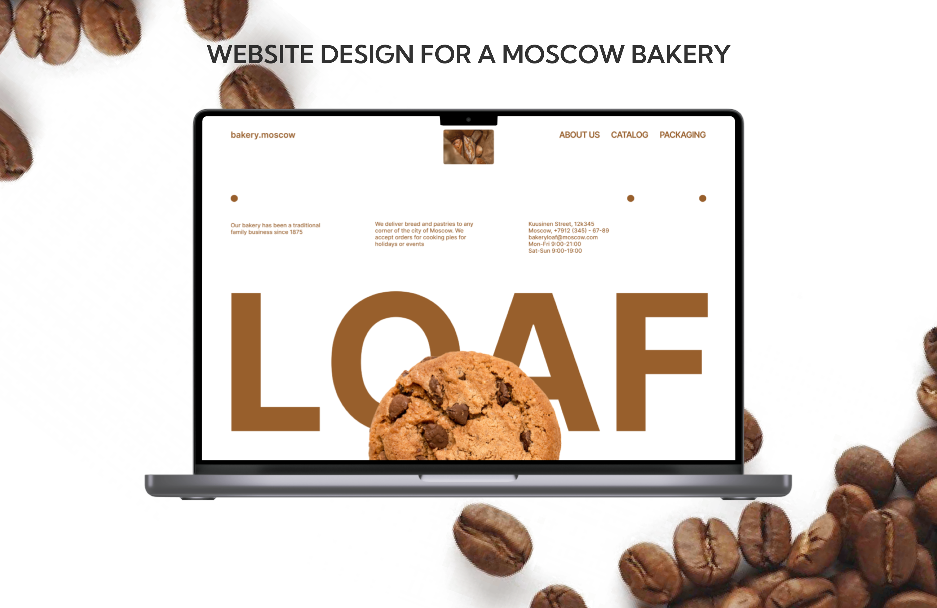 Loaf - Bakery Website — Изображение №1 — Интерфейсы на Dprofile