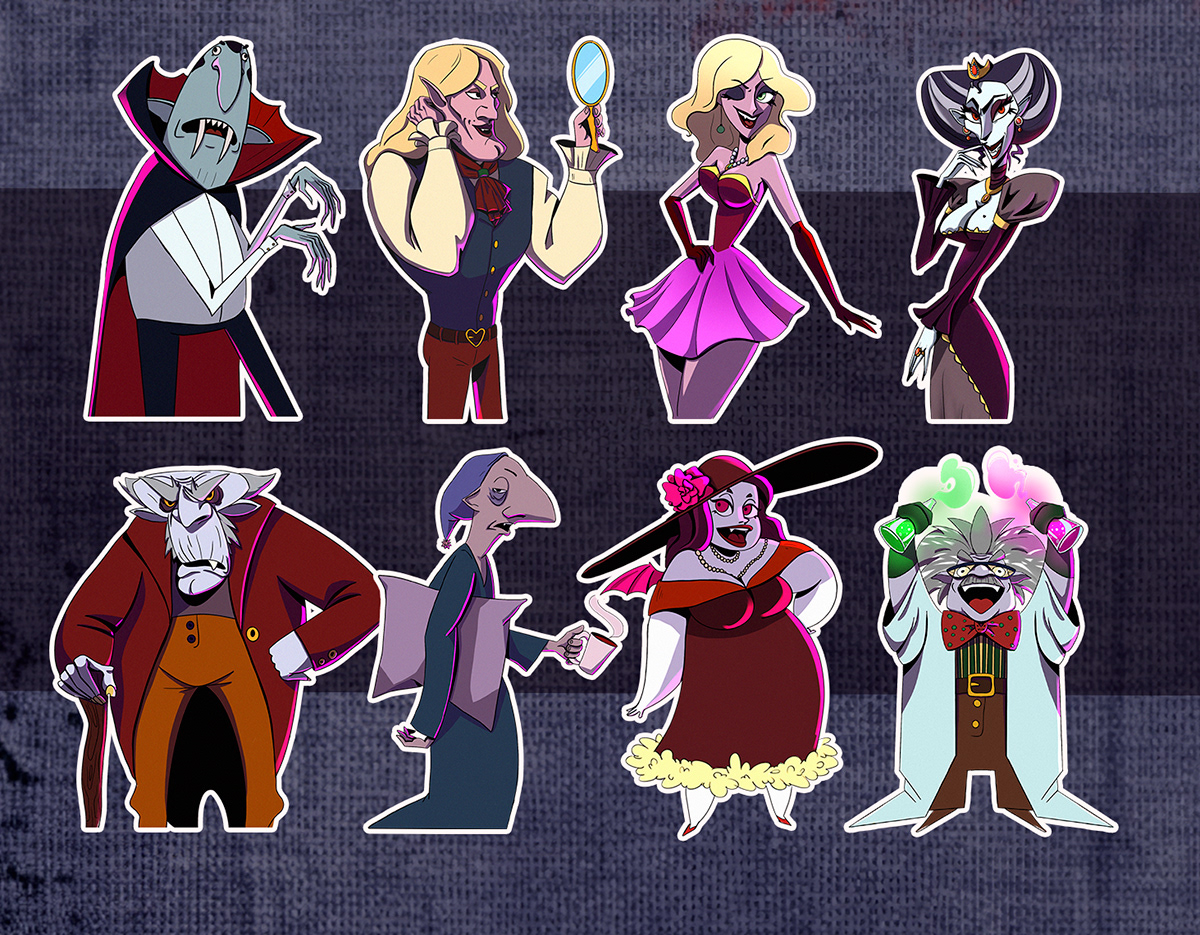 Illustrations for a game about vampires — Изображение №4 — Брендинг, Иллюстрация на Dprofile