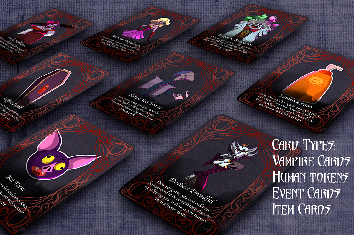 Illustrations for a game about vampires — Изображение №1 — Брендинг, Иллюстрация на Dprofile