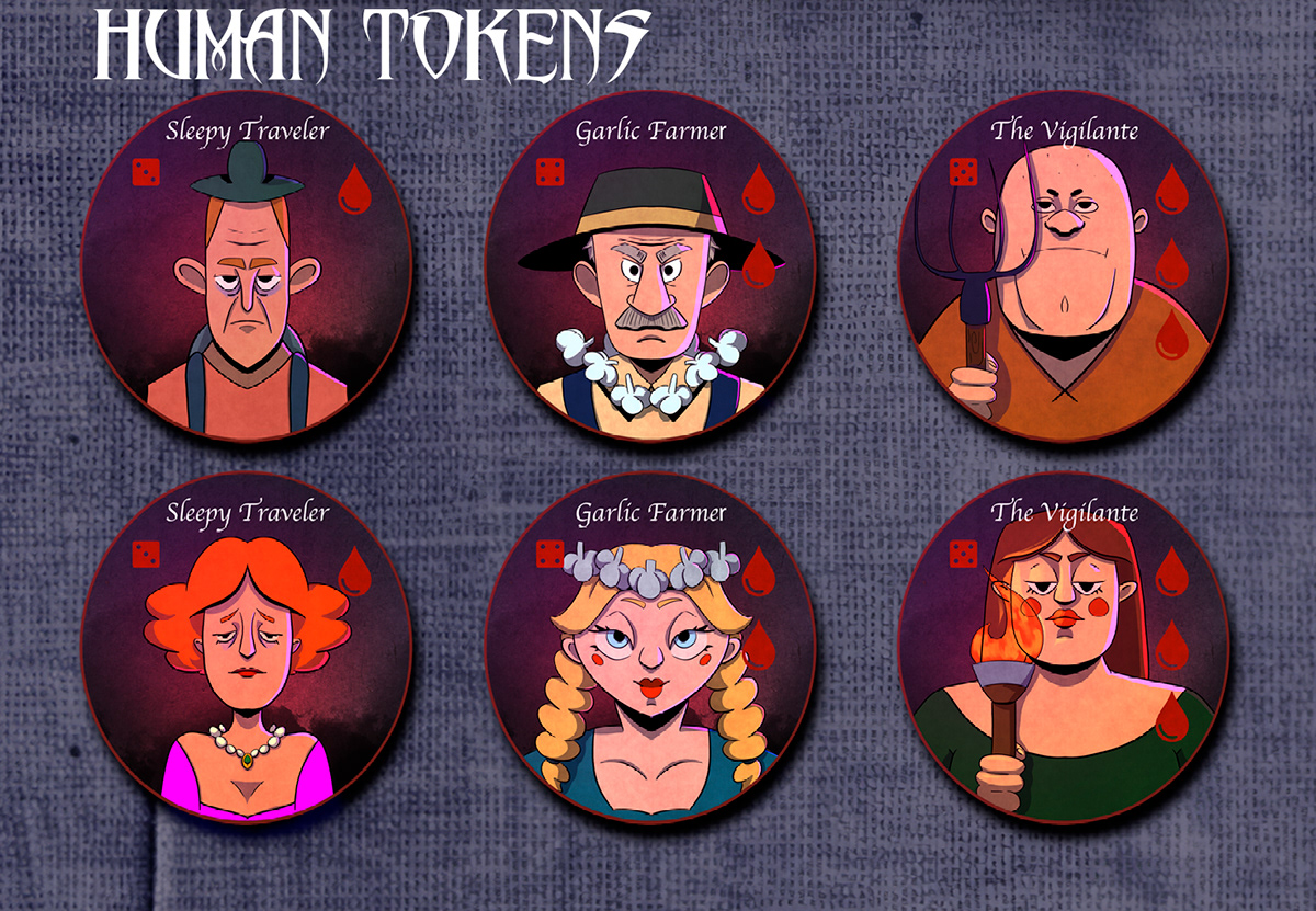 Illustrations for a game about vampires — Изображение №6 — Брендинг, Иллюстрация на Dprofile