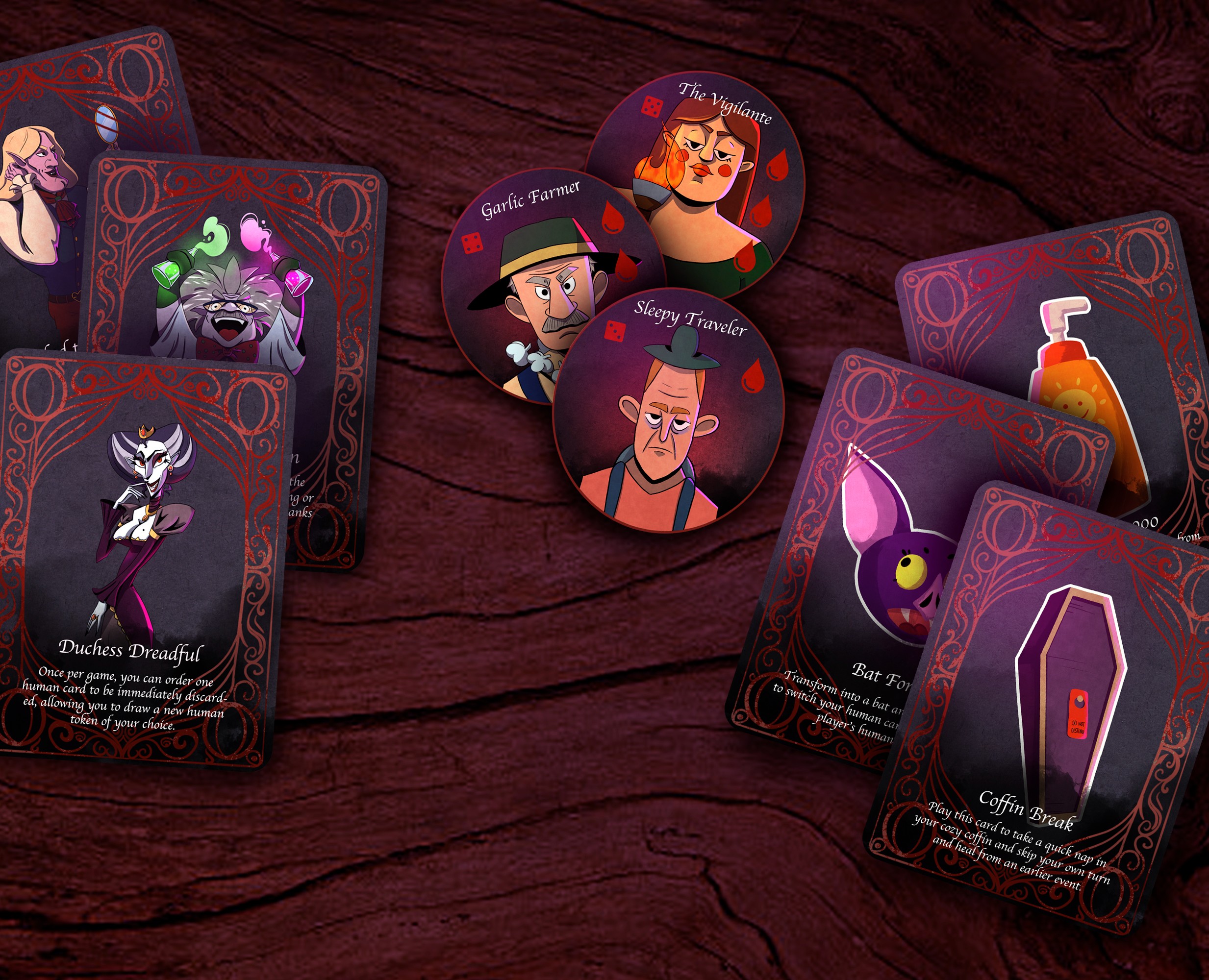 Illustrations for a game about vampires — Брендинг, Иллюстрация на Dprofile