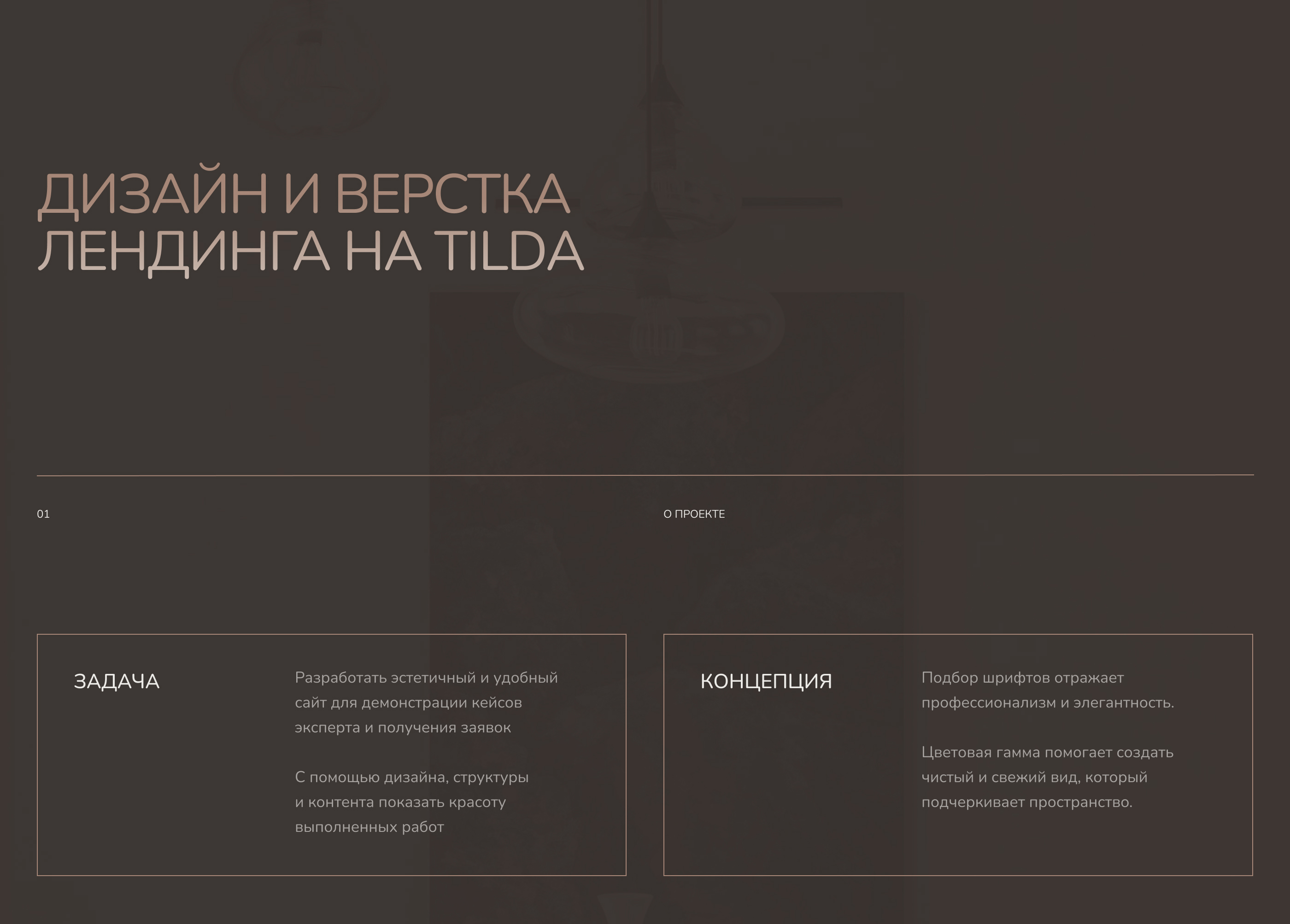 Лендинг для хоумстейджера. Дизайн и верстка на Тильде — Изображение №2 — Интерфейсы на Dprofile