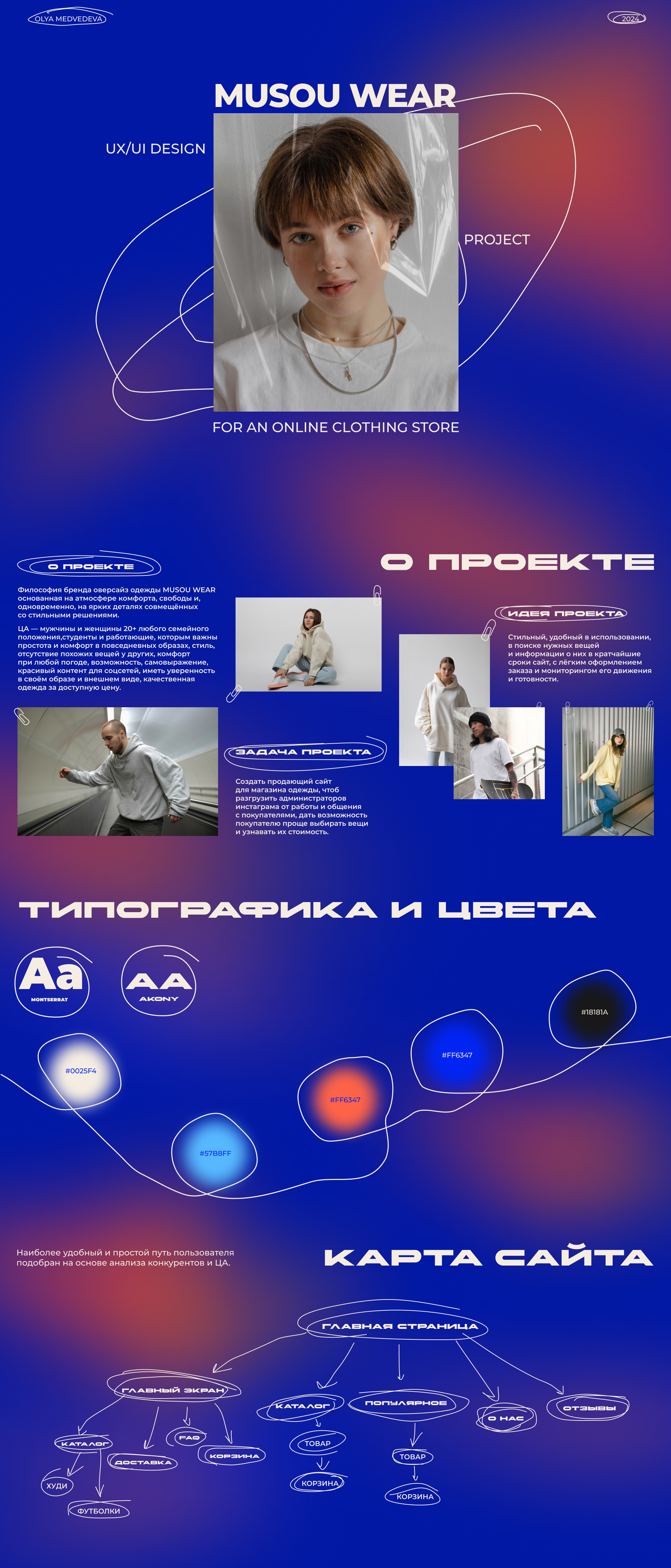 MUSOU WEAR - сайт интернет-магазина — Изображение №1 — Интерфейсы на Dprofile