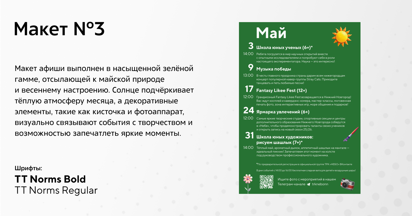 Тестовое задание для ТРК "Небо" — Изображение №6 — Графика, Маркетинг на Dprofile
