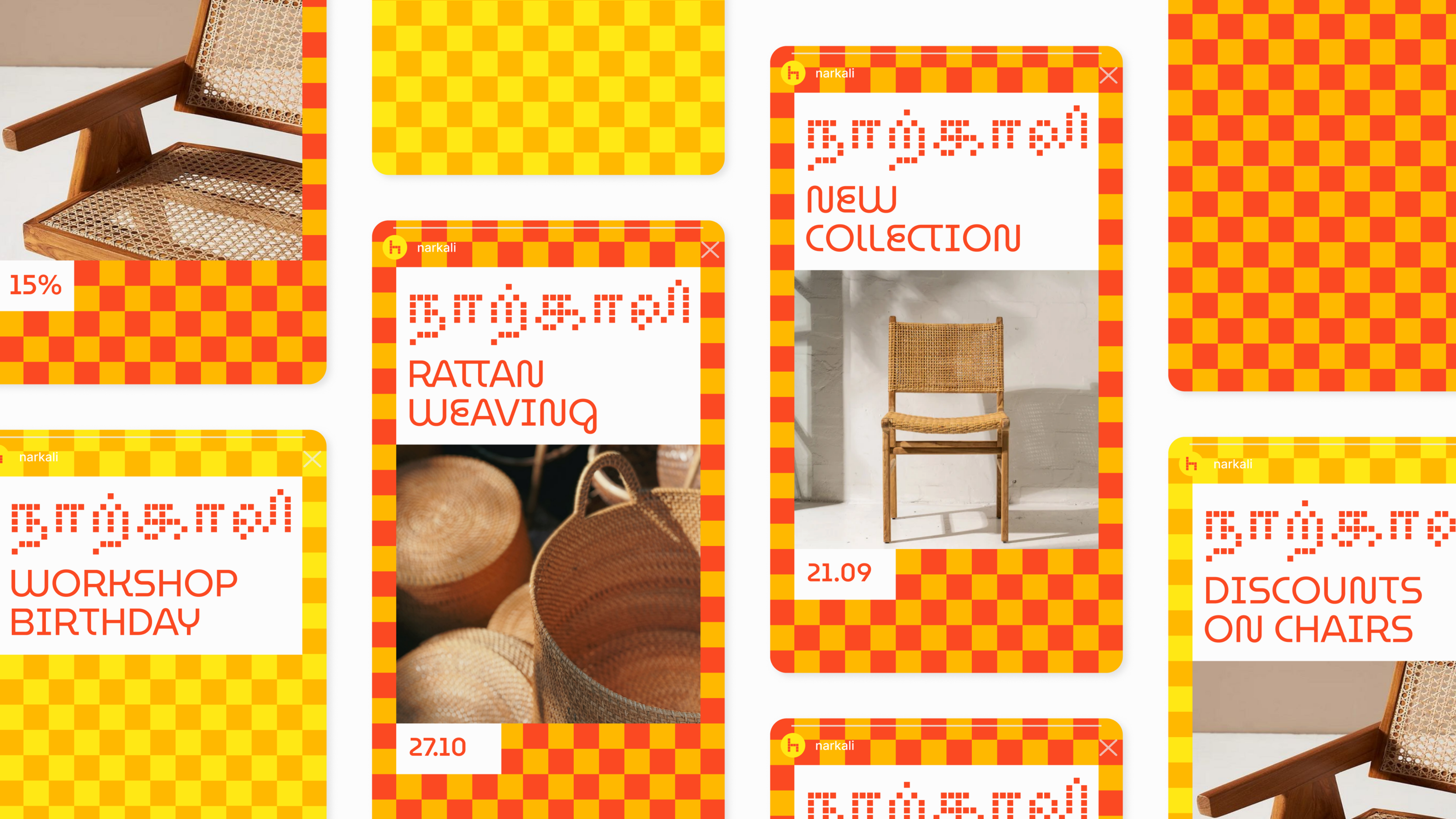 Identity for rattan folding chairs store — Изображение №10 — Брендинг на Dprofile