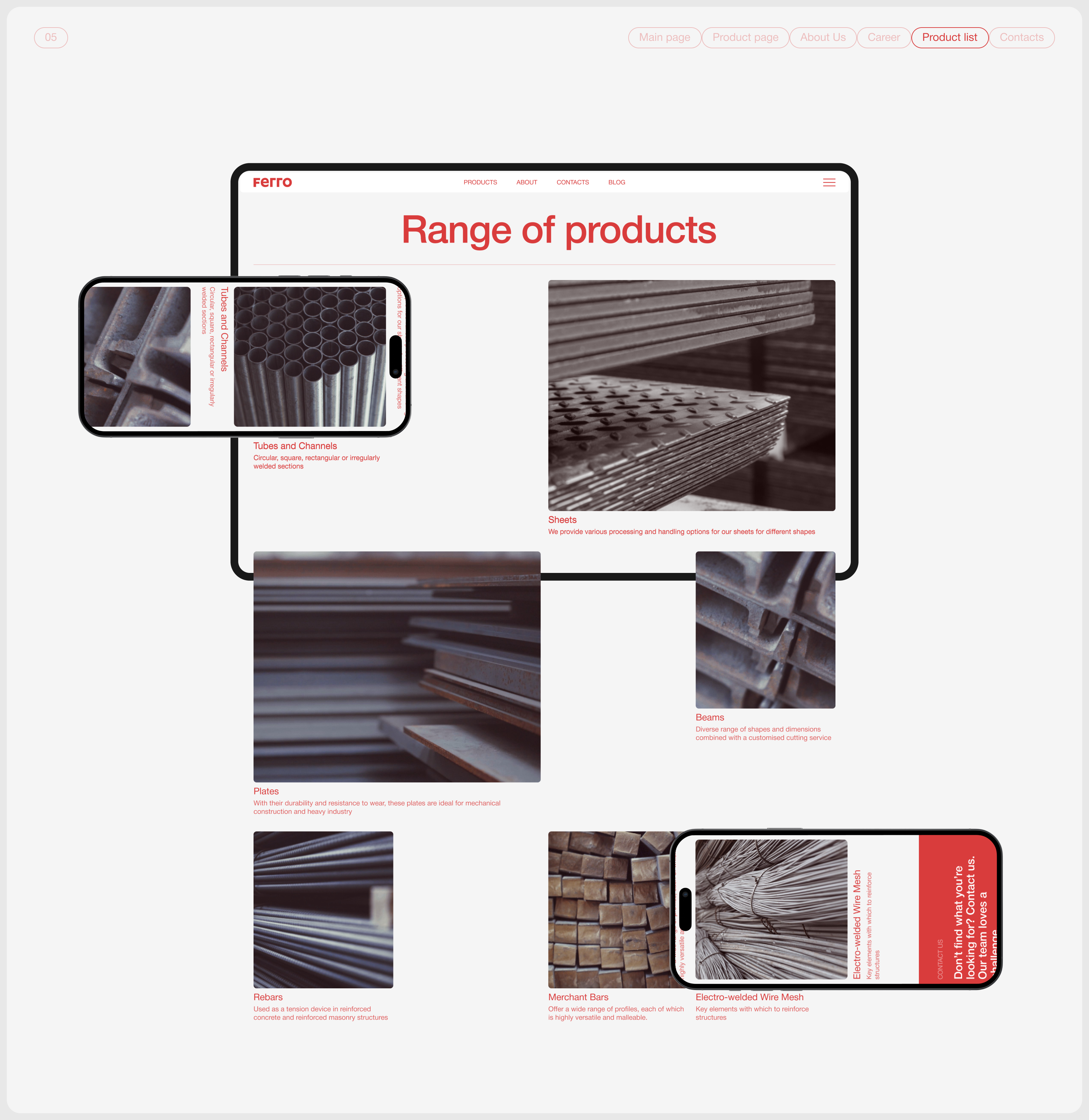 Ferro | Corporate website redesign — Изображение №8 — Интерфейсы, Брендинг на Dprofile
