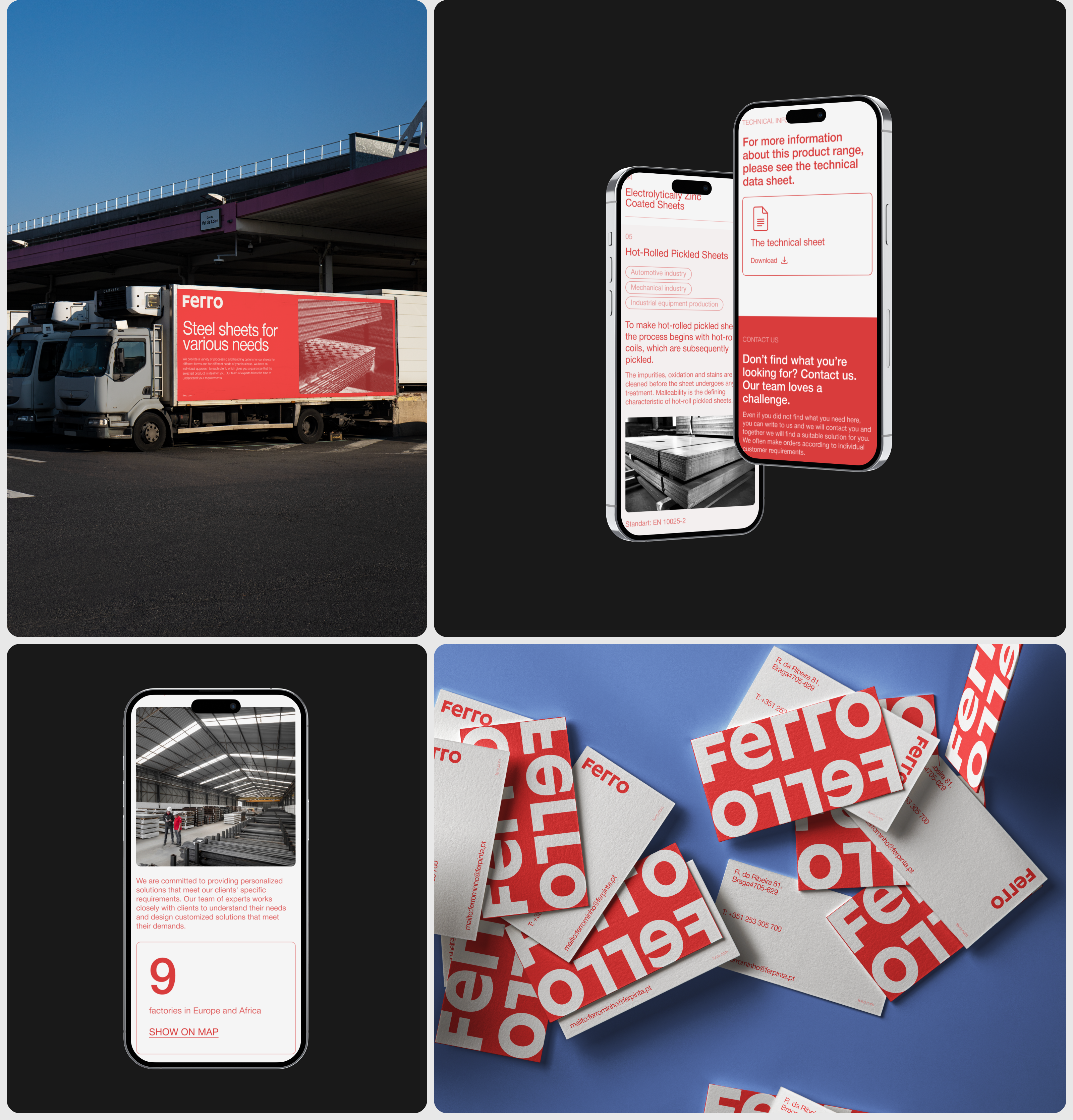 Ferro | Corporate website redesign — Изображение №4 — Интерфейсы, Брендинг на Dprofile