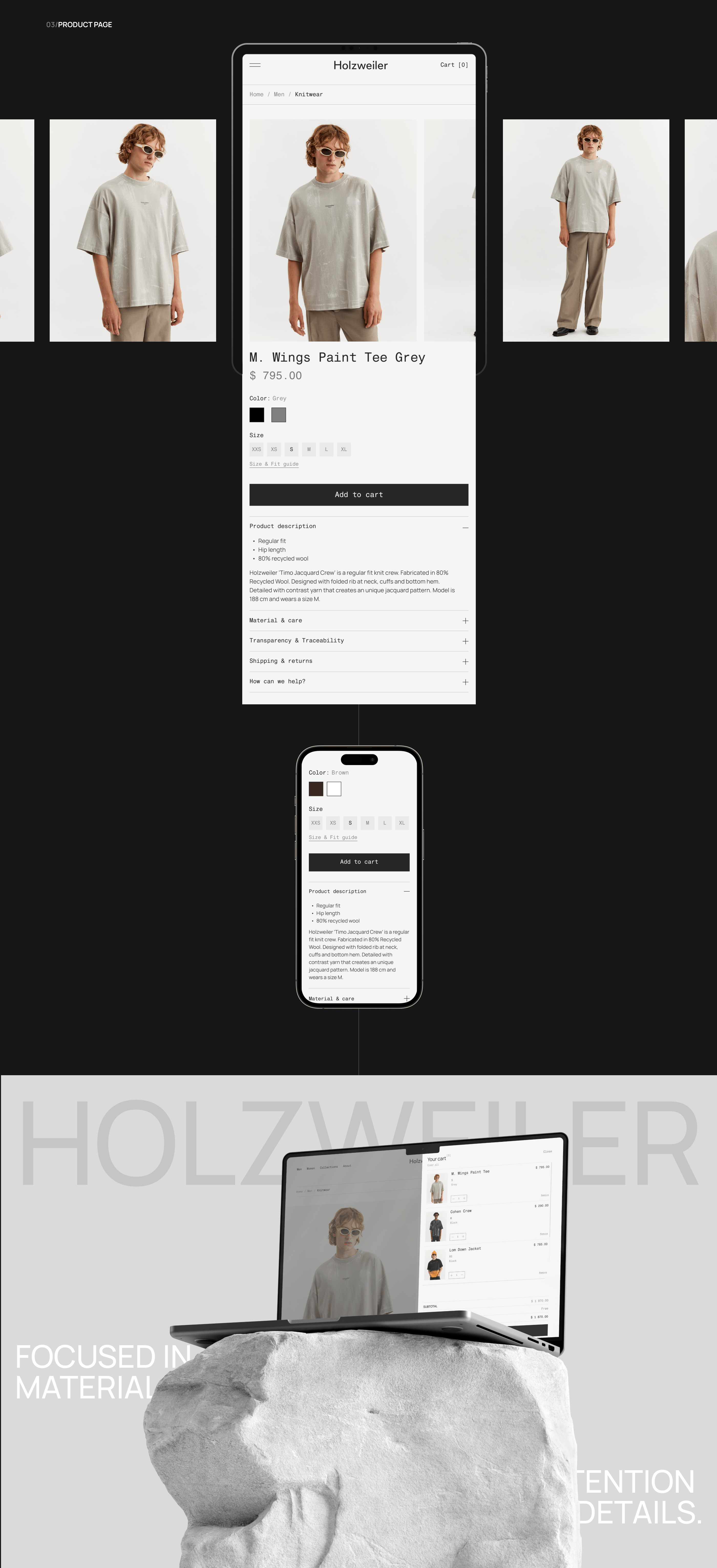 HOLZWEILER OSLO | E-commerce redesign — Изображение №5 — Интерфейсы на Dprofile