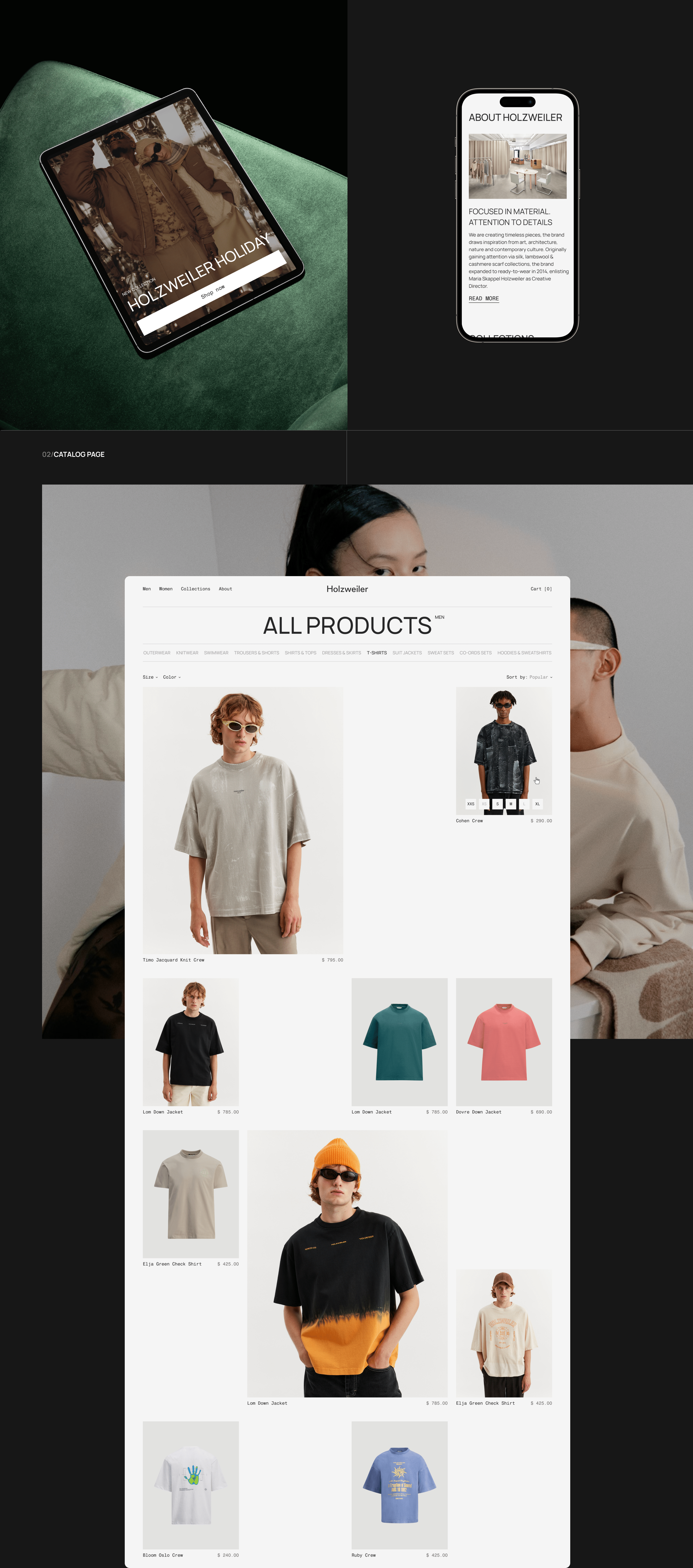 HOLZWEILER OSLO | E-commerce redesign — Изображение №3 — Интерфейсы на Dprofile