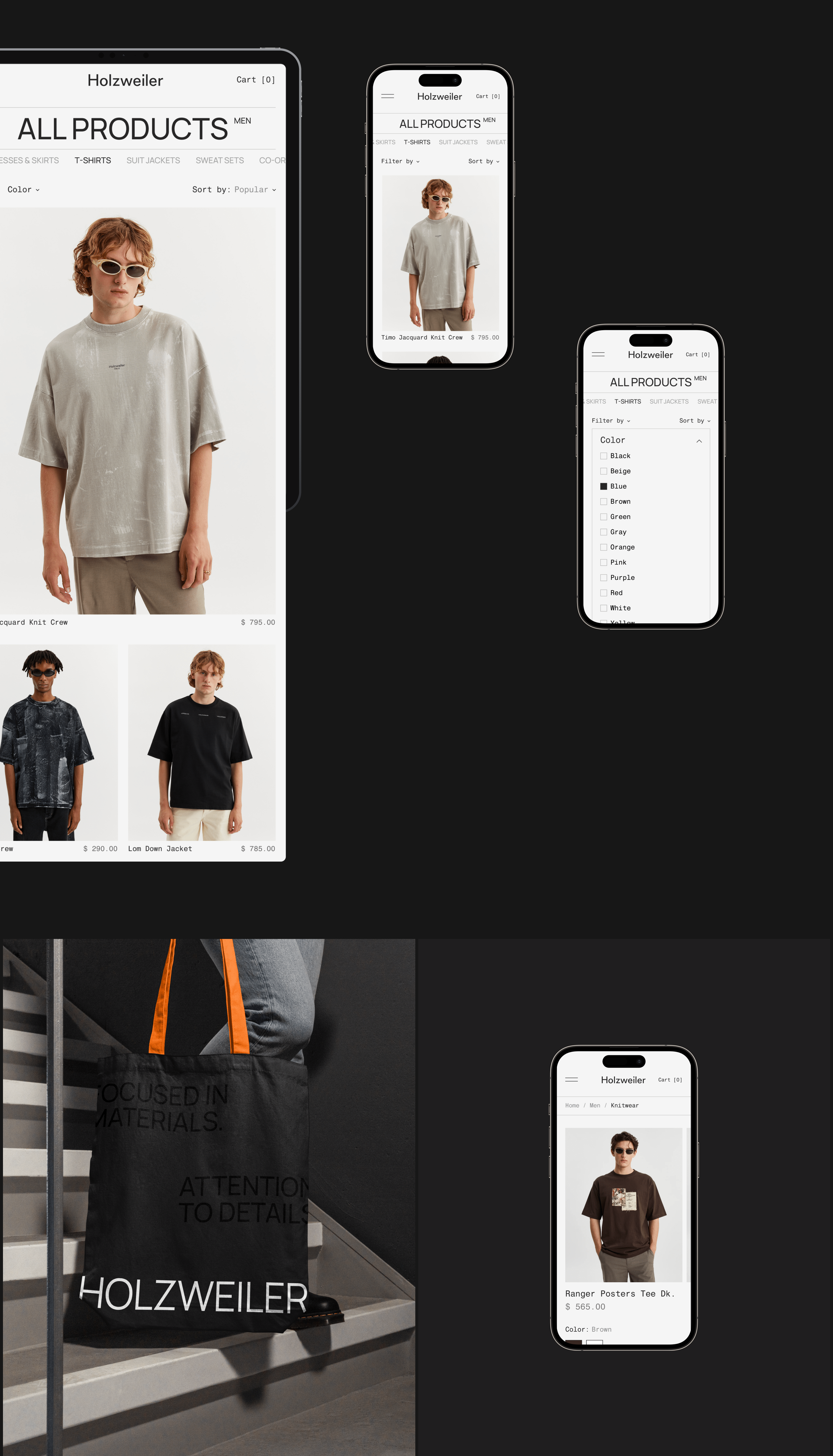 HOLZWEILER OSLO | E-commerce redesign — Изображение №4 — Интерфейсы на Dprofile