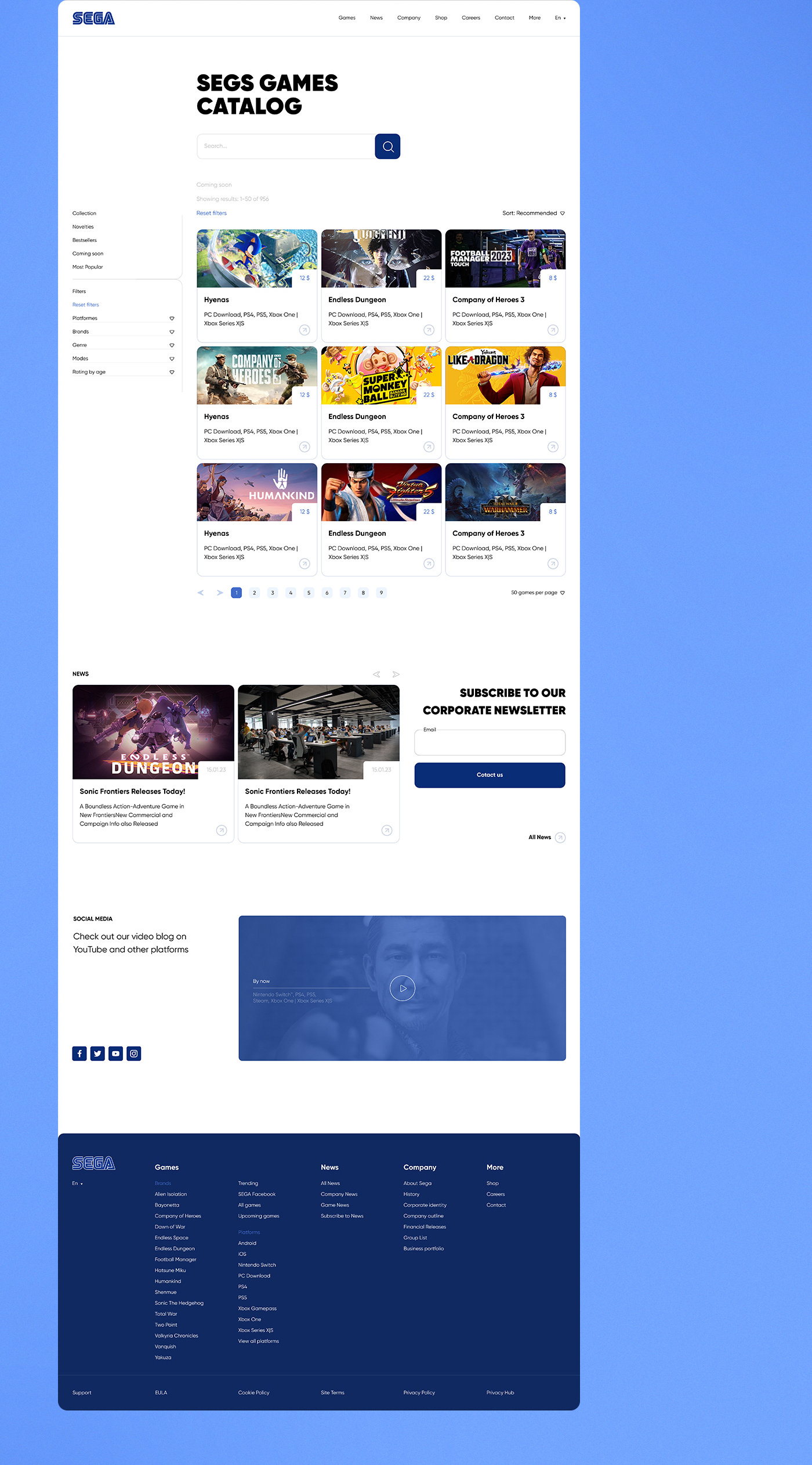 Concept by Sega (UI/UX) — Изображение №8 — Интерфейсы, Графика на Dprofile