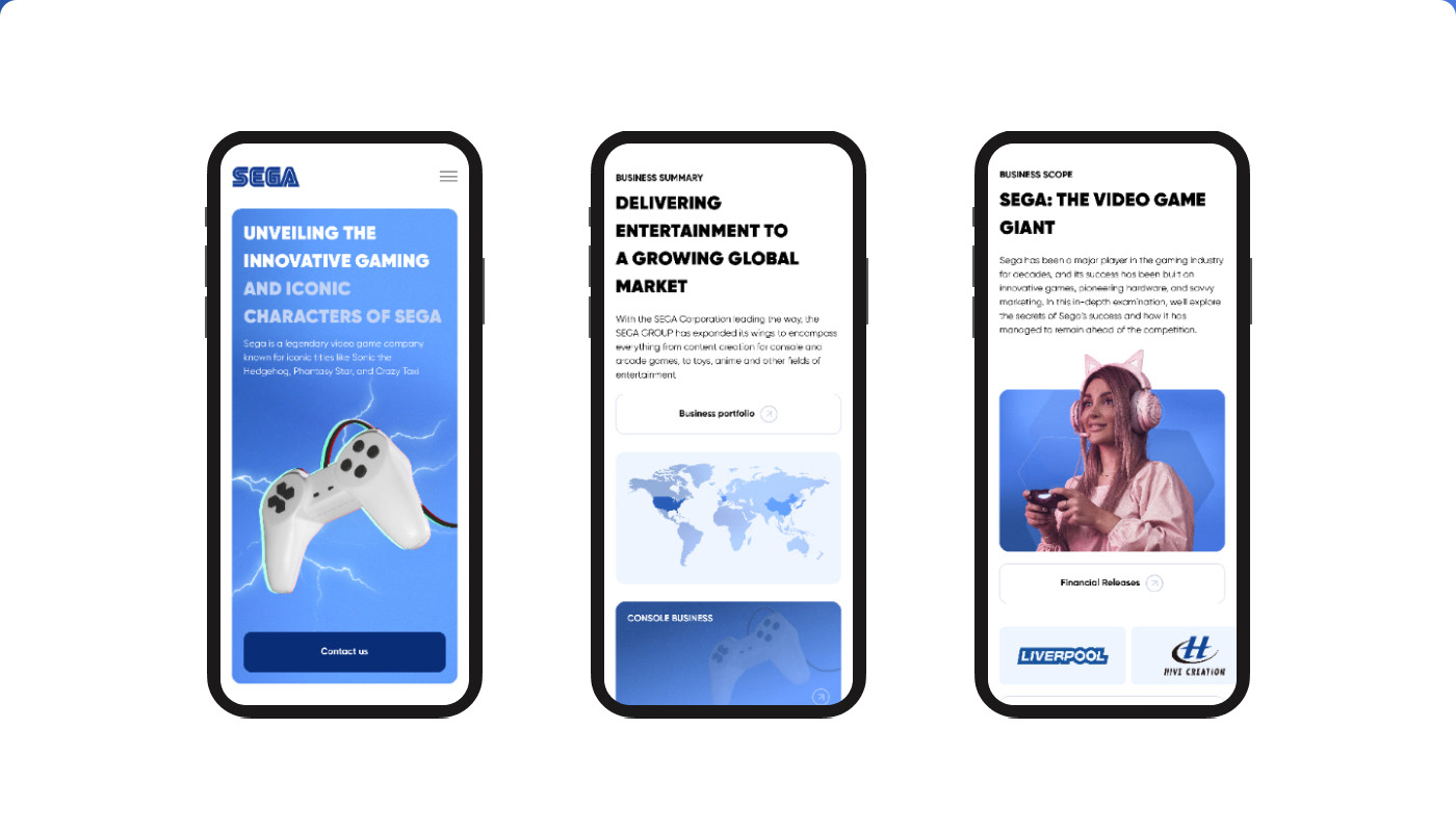 Concept by Sega (UI/UX) — Изображение №6 — Интерфейсы, Графика на Dprofile