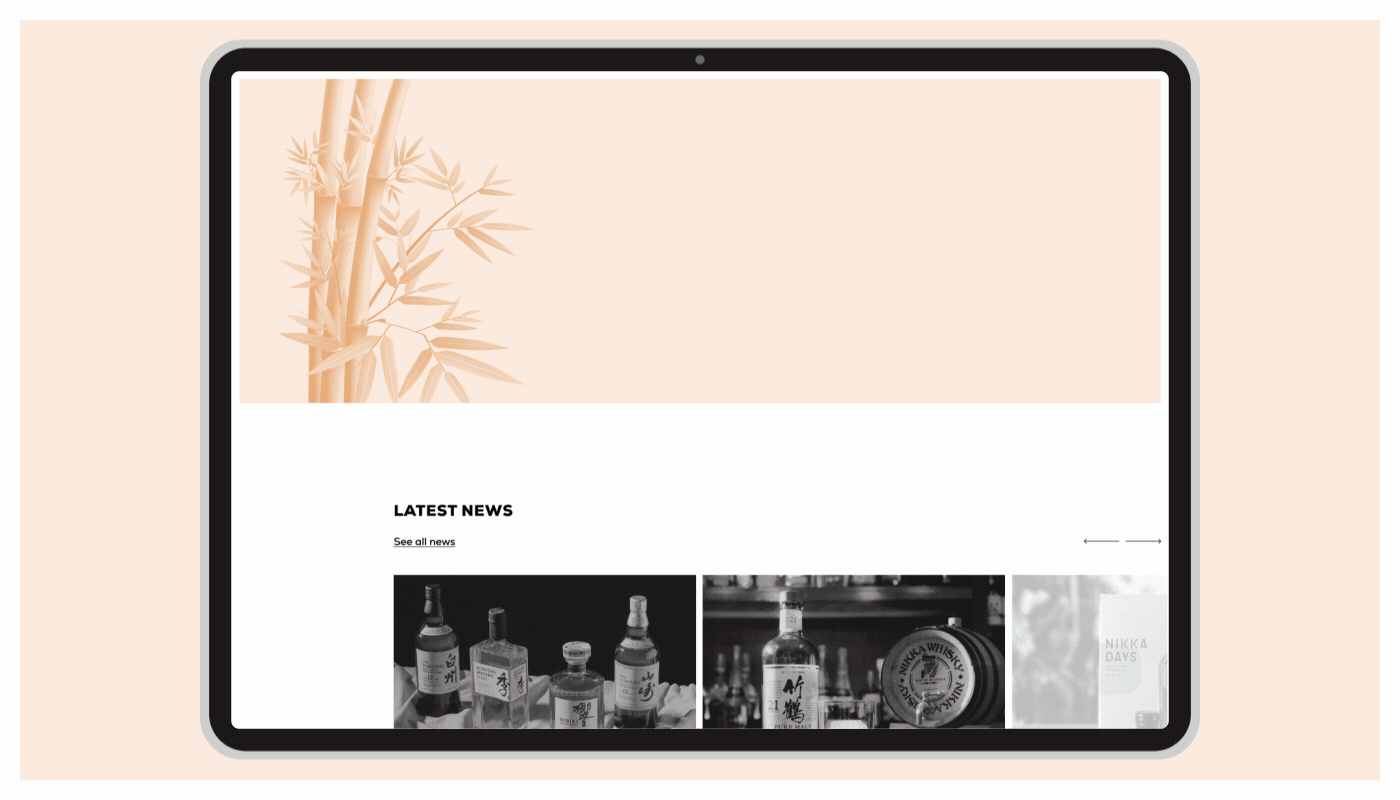 Concept Nikka Whisky redesign — Изображение №4 — Интерфейсы на Dprofile