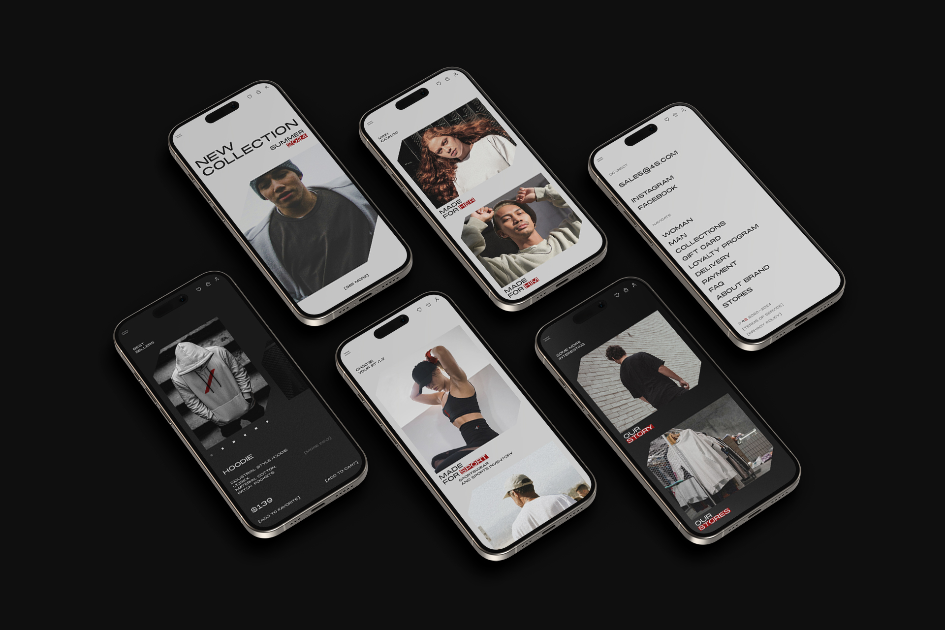 4s | Brand Identity / UI — Изображение №19 — Интерфейсы, Брендинг на Dprofile