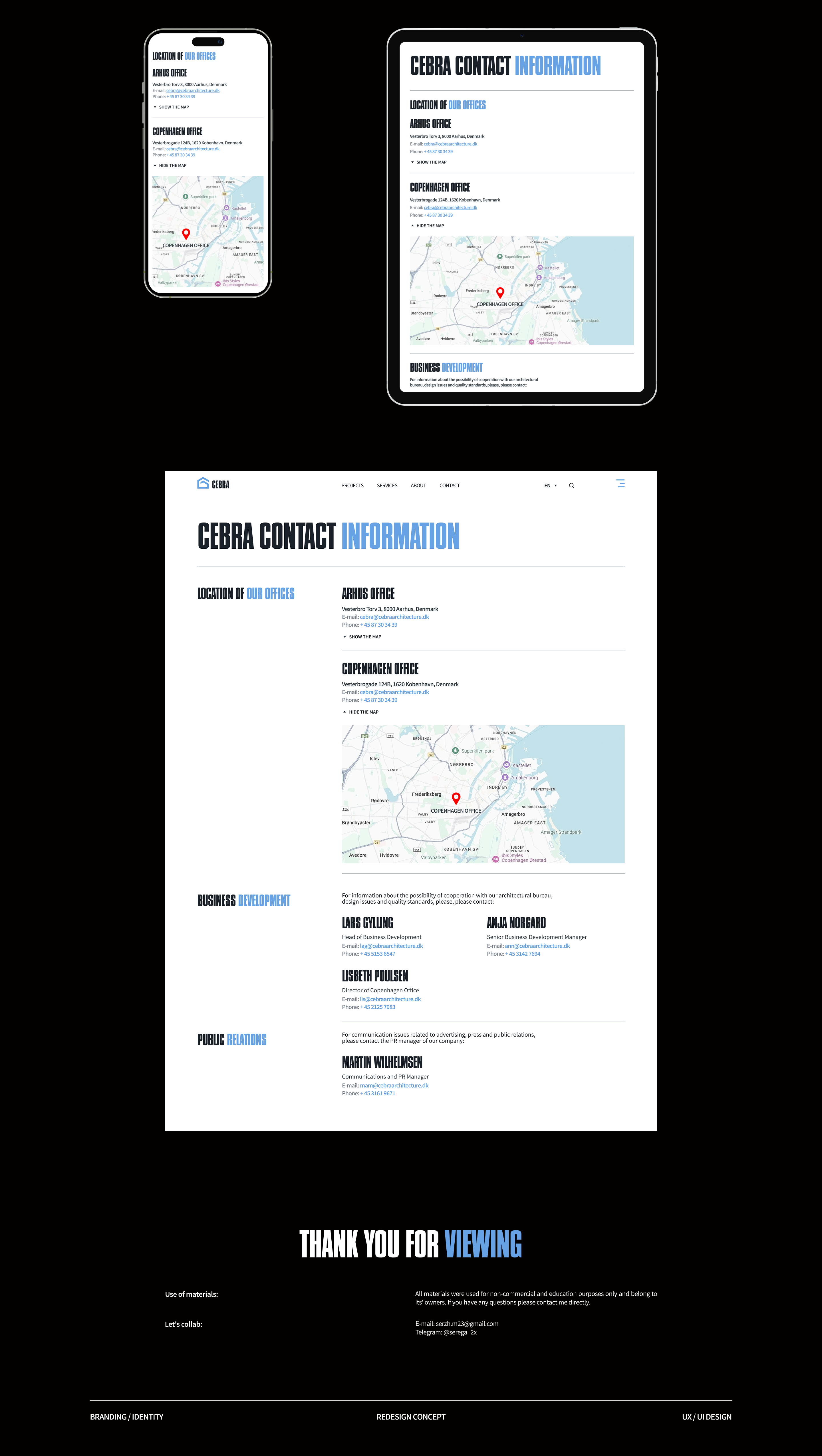 CEBRA Architectural bureau | Corporate website — Изображение №5 — Интерфейсы, Брендинг на Dprofile