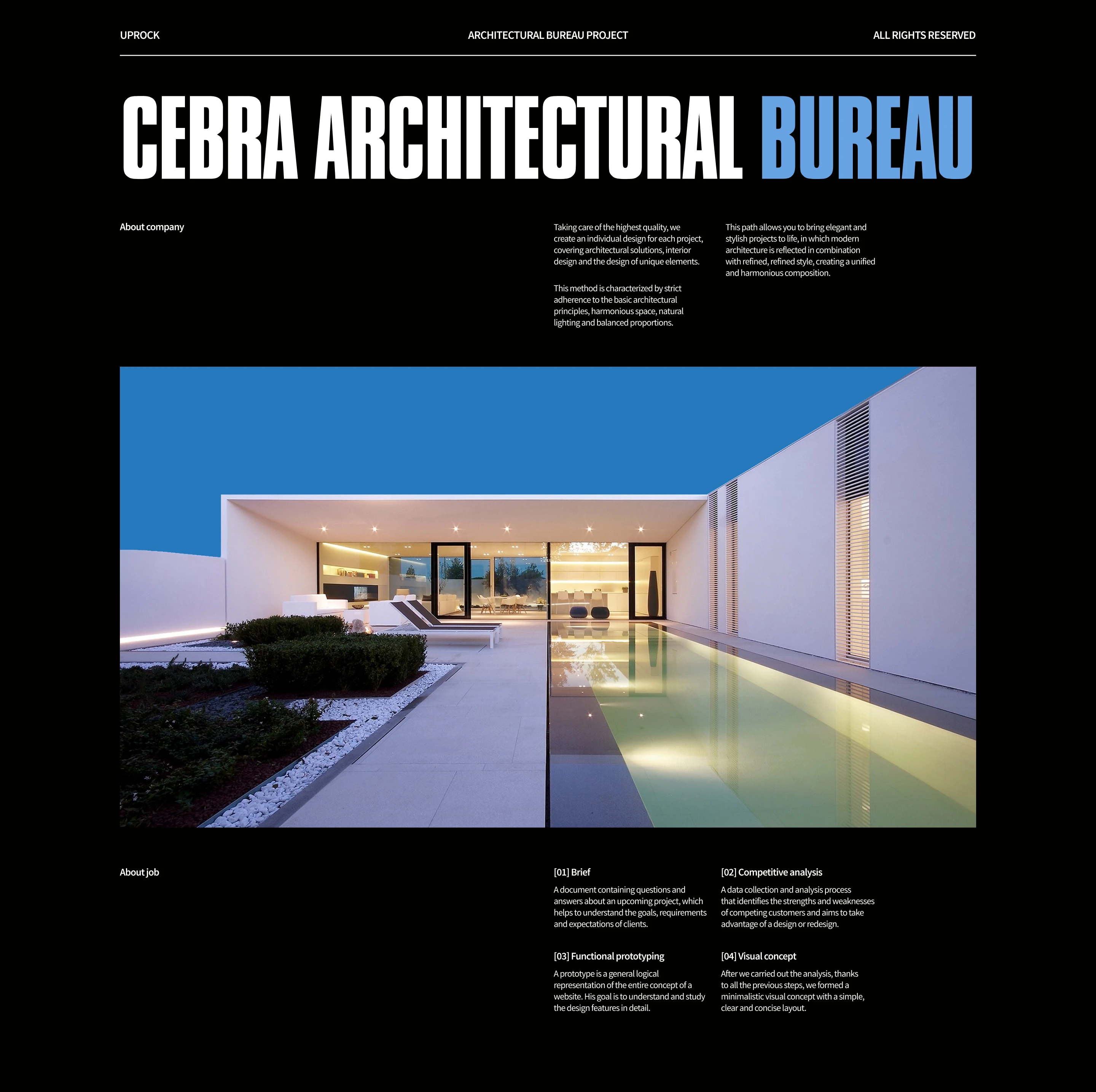 CEBRA Architectural bureau | Corporate website — Изображение №1 — Интерфейсы, Брендинг на Dprofile