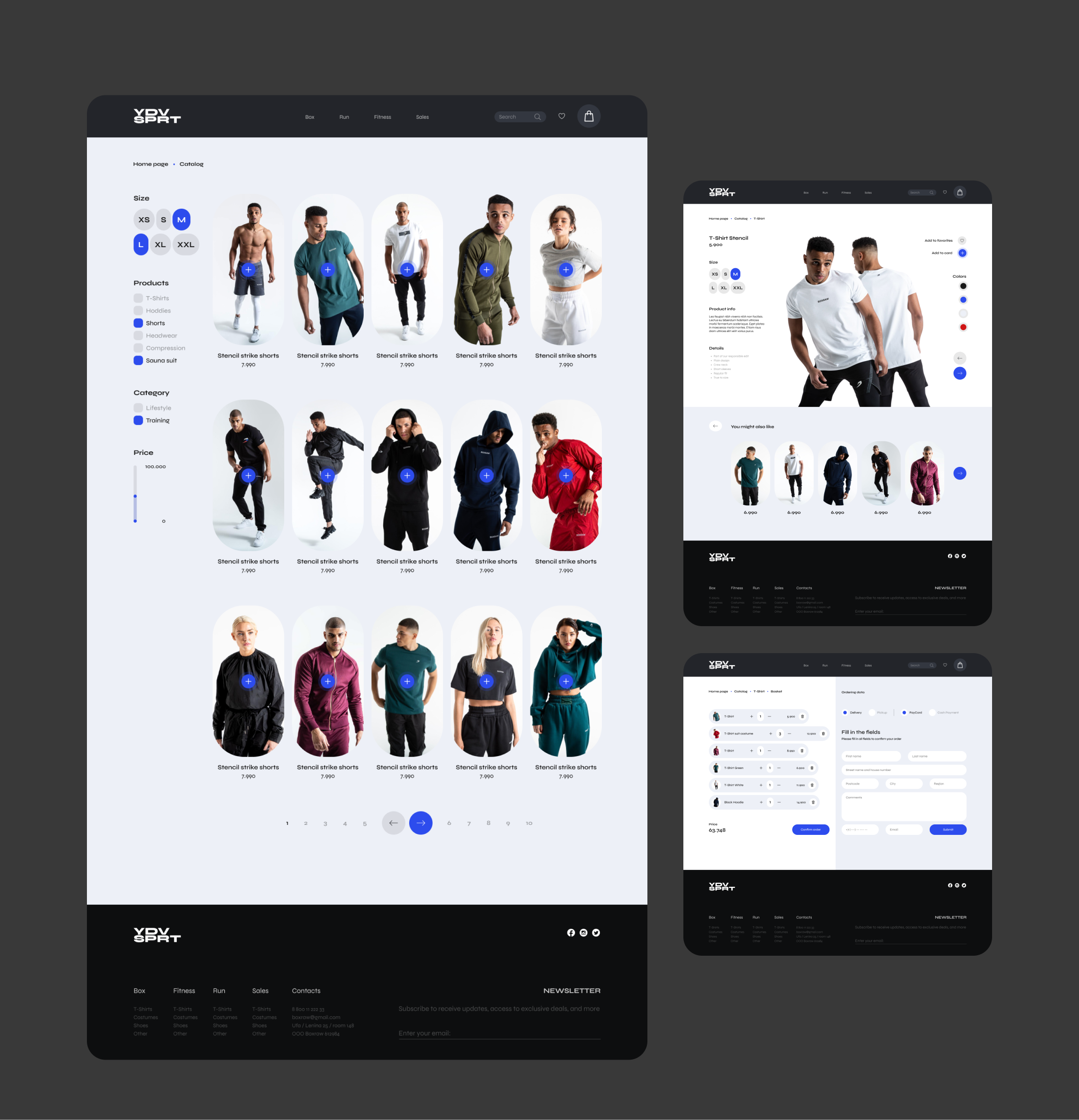 Sport E-commerce - UX/UI Design — Изображение №6 — Интерфейсы, Маркетинг на Dprofile