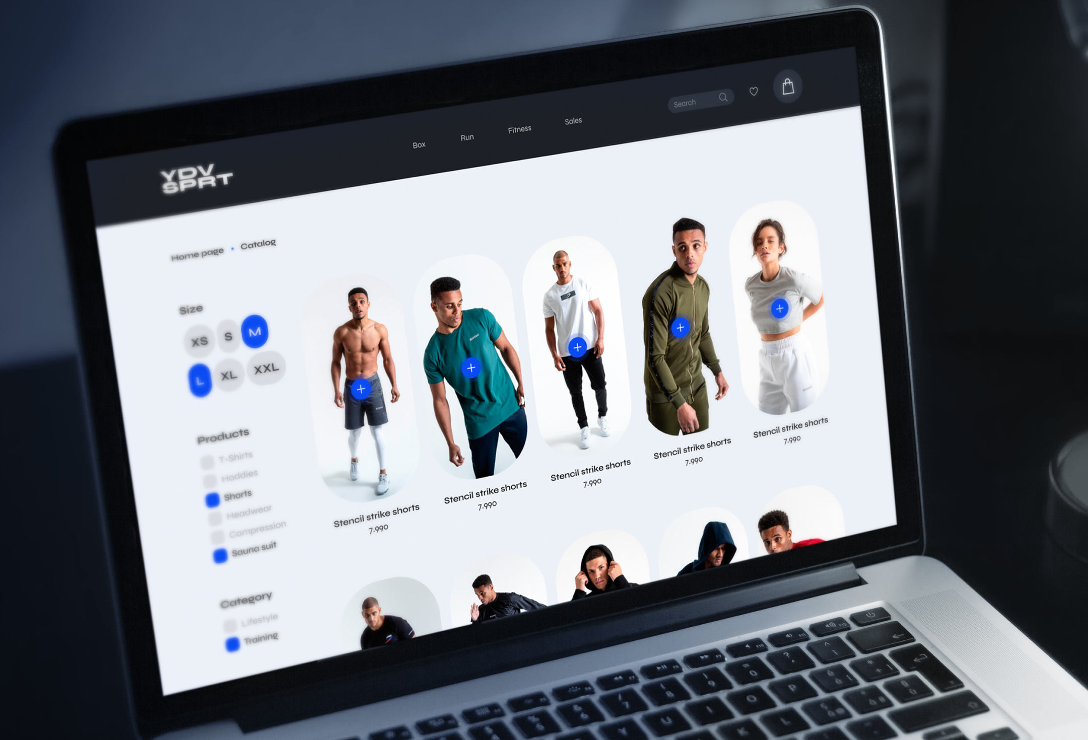 Sport E-commerce - UX/UI Design — Изображение №5 — Интерфейсы, Маркетинг на Dprofile