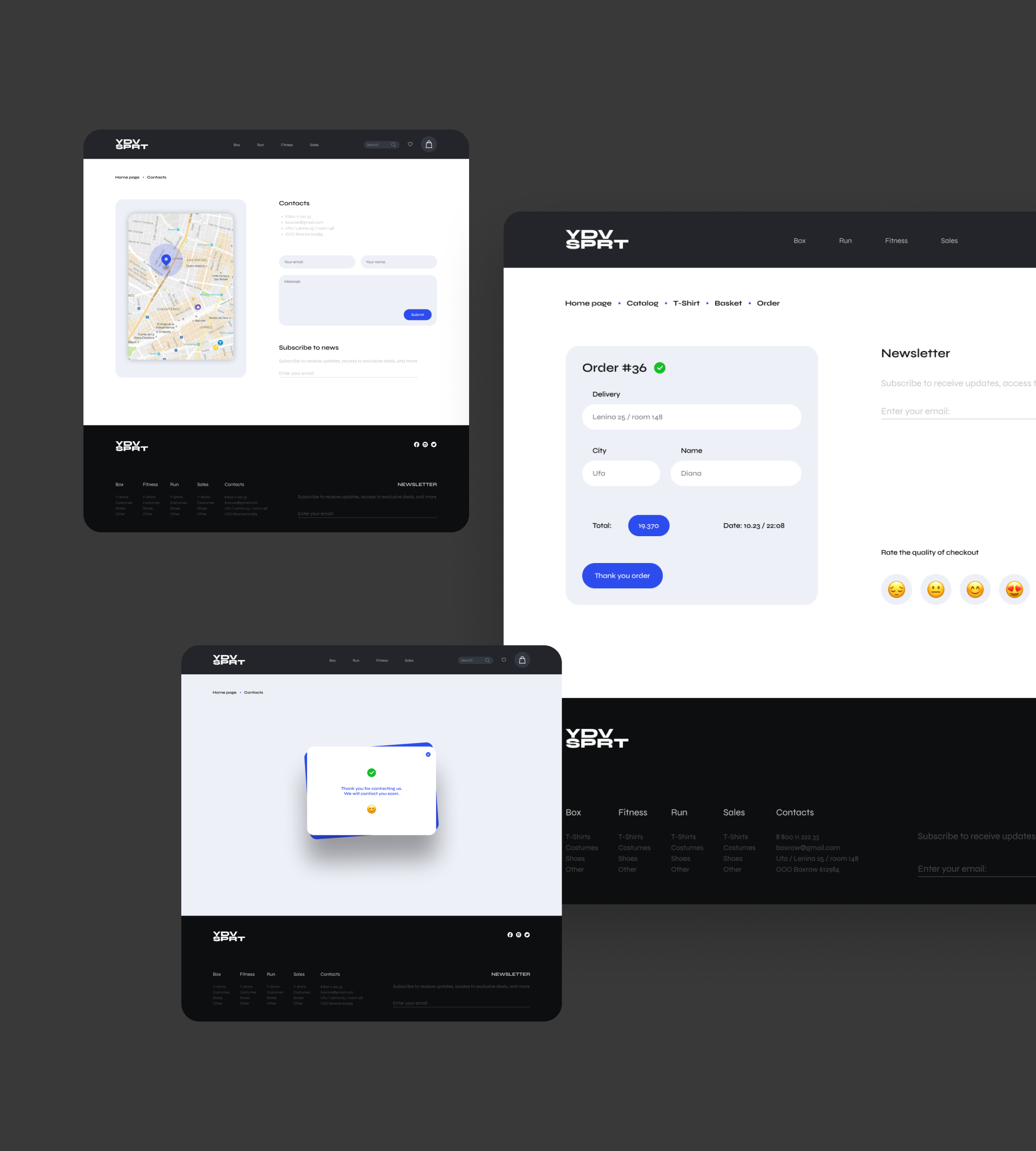 Sport E-commerce - UX/UI Design — Изображение №9 — Интерфейсы, Маркетинг на Dprofile