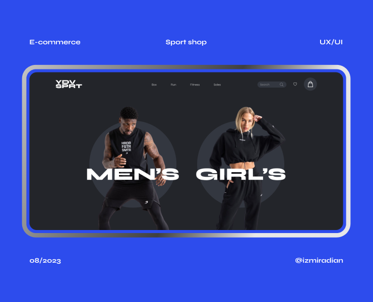 Sport E-commerce - UX/UI Design — Интерфейсы, Маркетинг на Dprofile