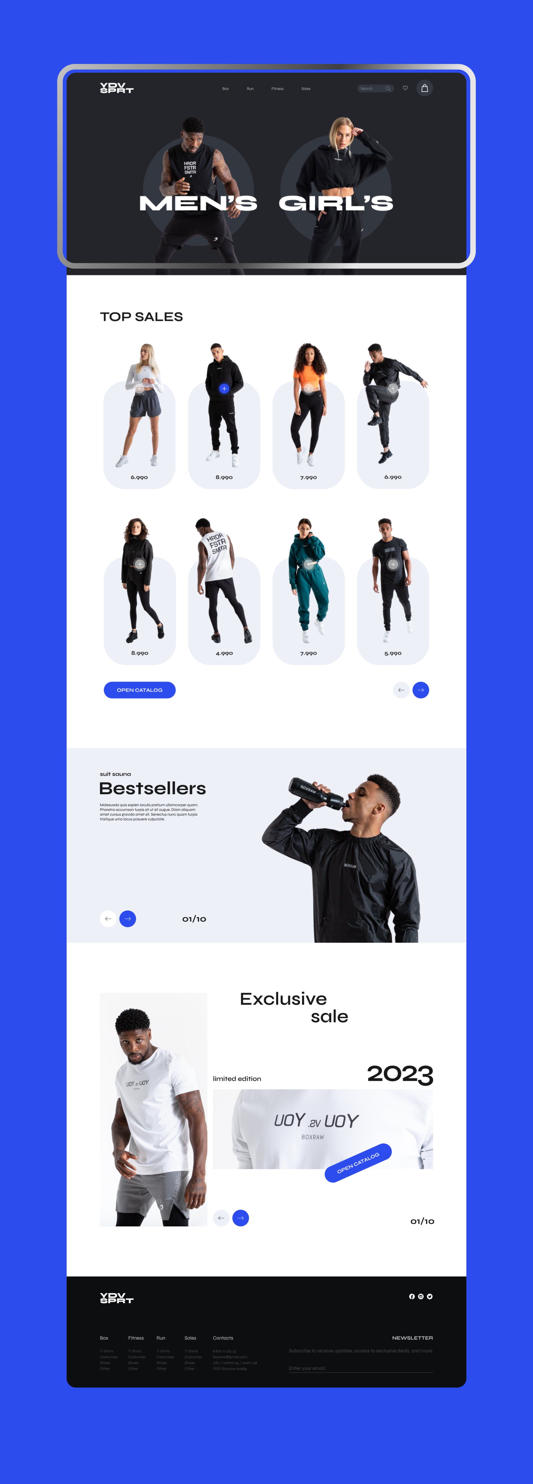 Sport E-commerce - UX/UI Design — Изображение №4 — Интерфейсы, Маркетинг на Dprofile