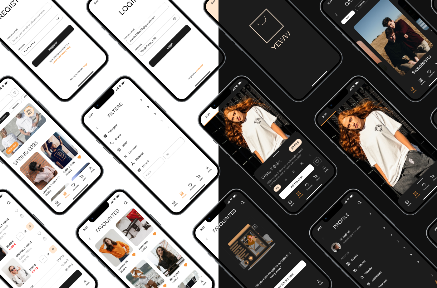 YEWW - MARKETPLACE | MOBILE APP | UX/UI — Изображение №13 — Интерфейсы на Dprofile