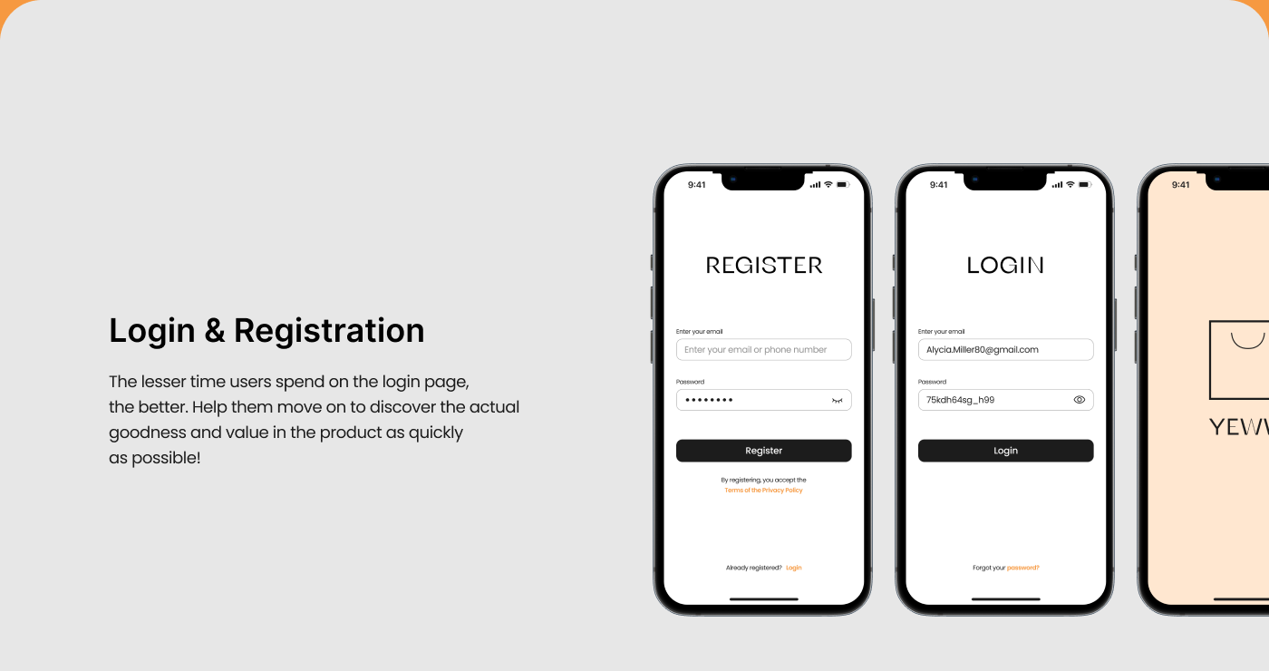 YEWW - MARKETPLACE | MOBILE APP | UX/UI — Изображение №10 — Интерфейсы на Dprofile