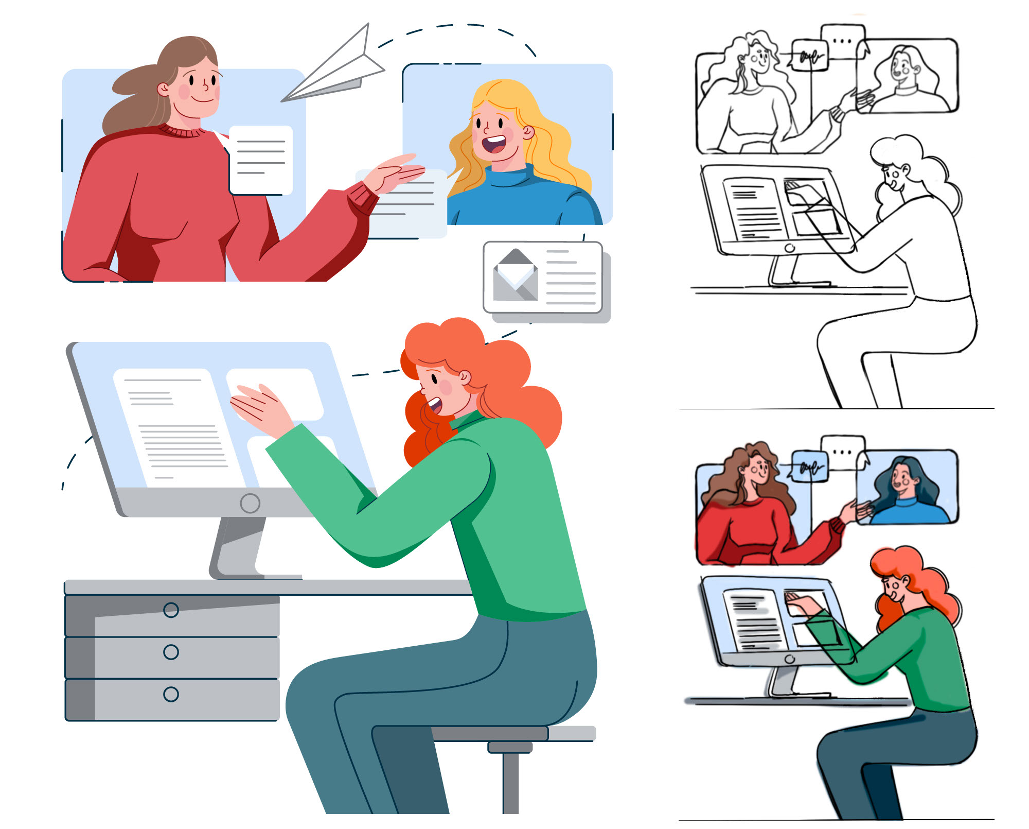 СЕТ ИЛЛЮСТРАЦИЙ ДЛЯ СТОКОВОЙ СТУДИИ — Изображение №11 — Иллюстрация на Dprofile