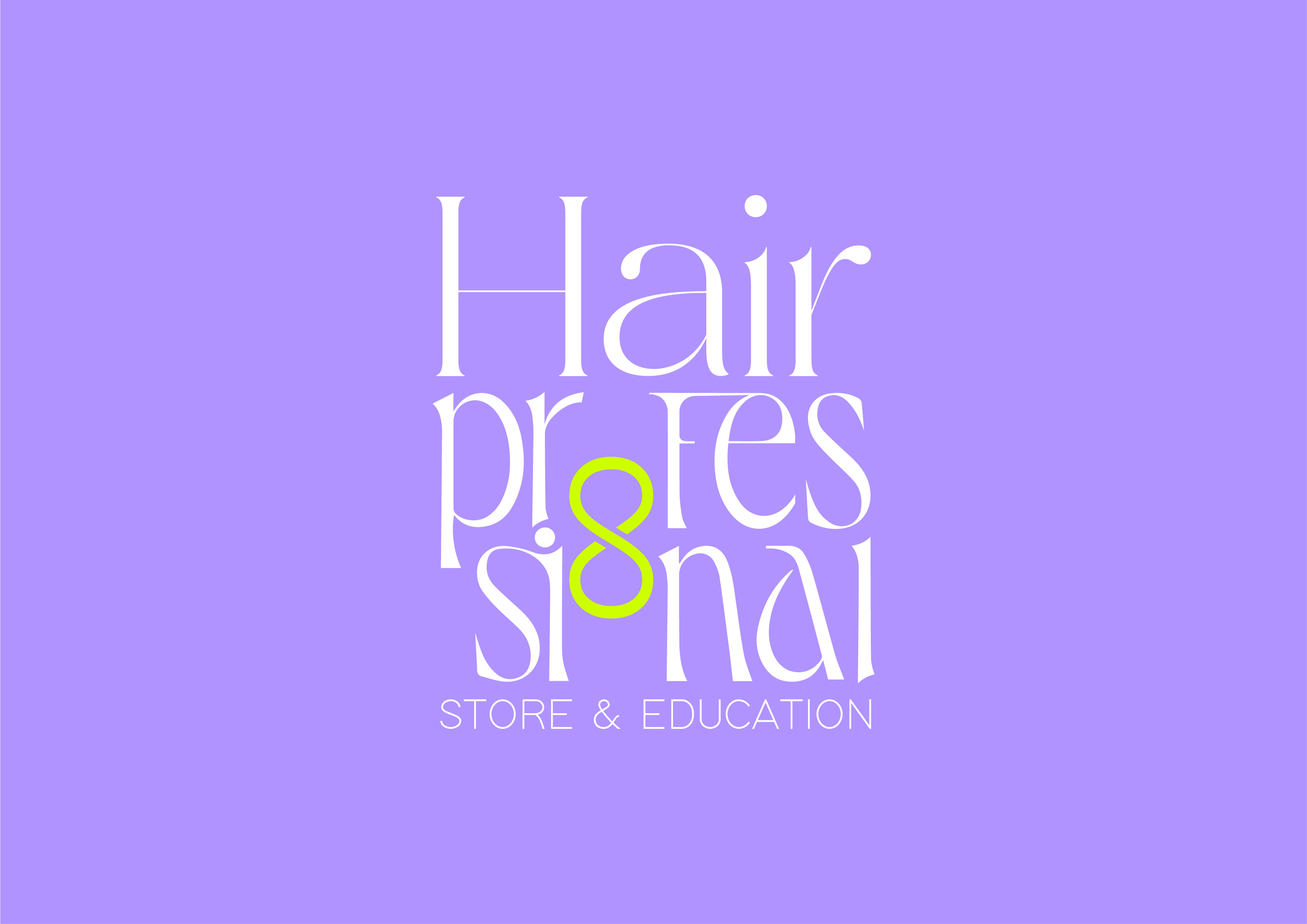 Hair professional Store & Education — Изображение №2 — Брендинг, Графика на Dprofile