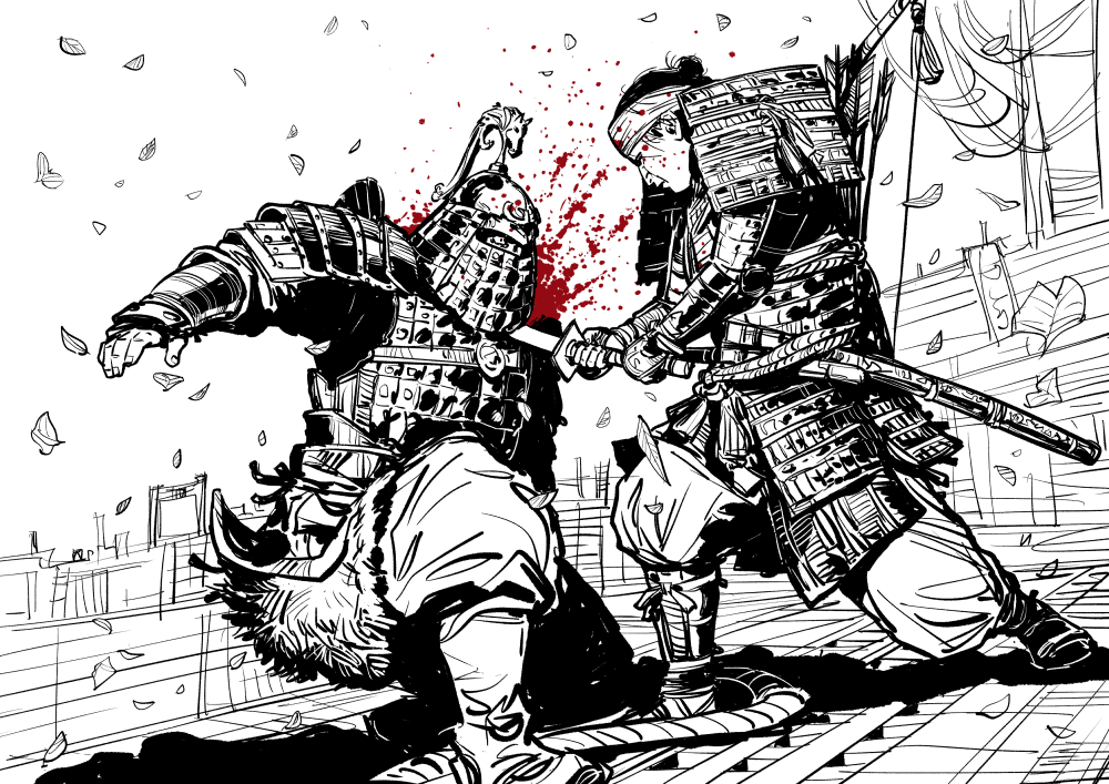 Фан-арт на "Ghost of Tsushima" — Изображение №5 — Иллюстрация на Dprofile