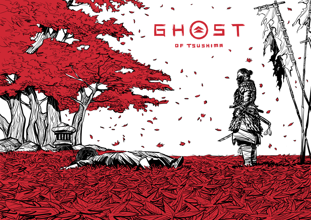 Фан-арт на "Ghost of Tsushima" — Изображение №3 — Иллюстрация на Dprofile