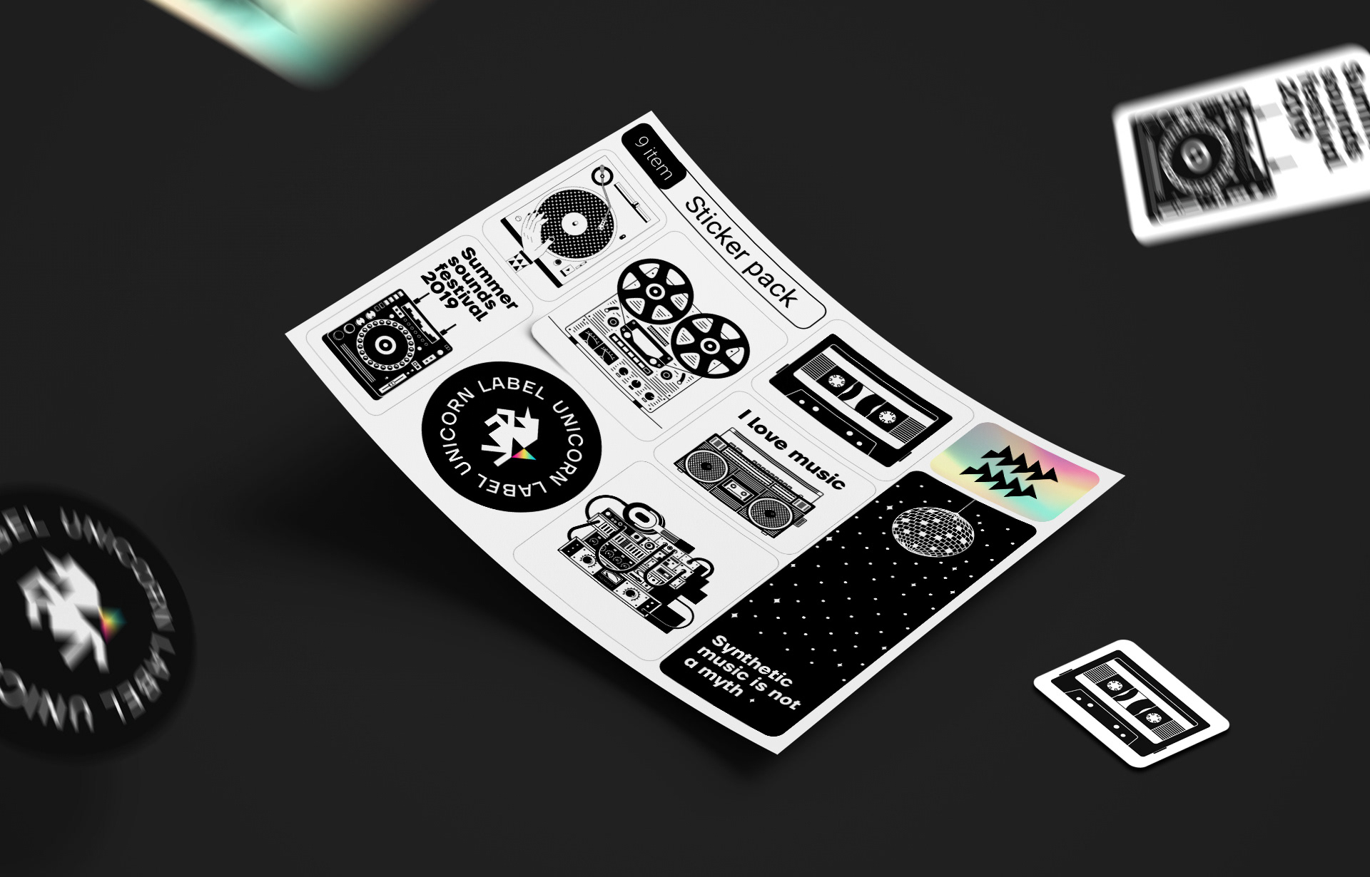 Unicorn Label | Identity — Изображение №16 — Брендинг, Иллюстрация на Dprofile