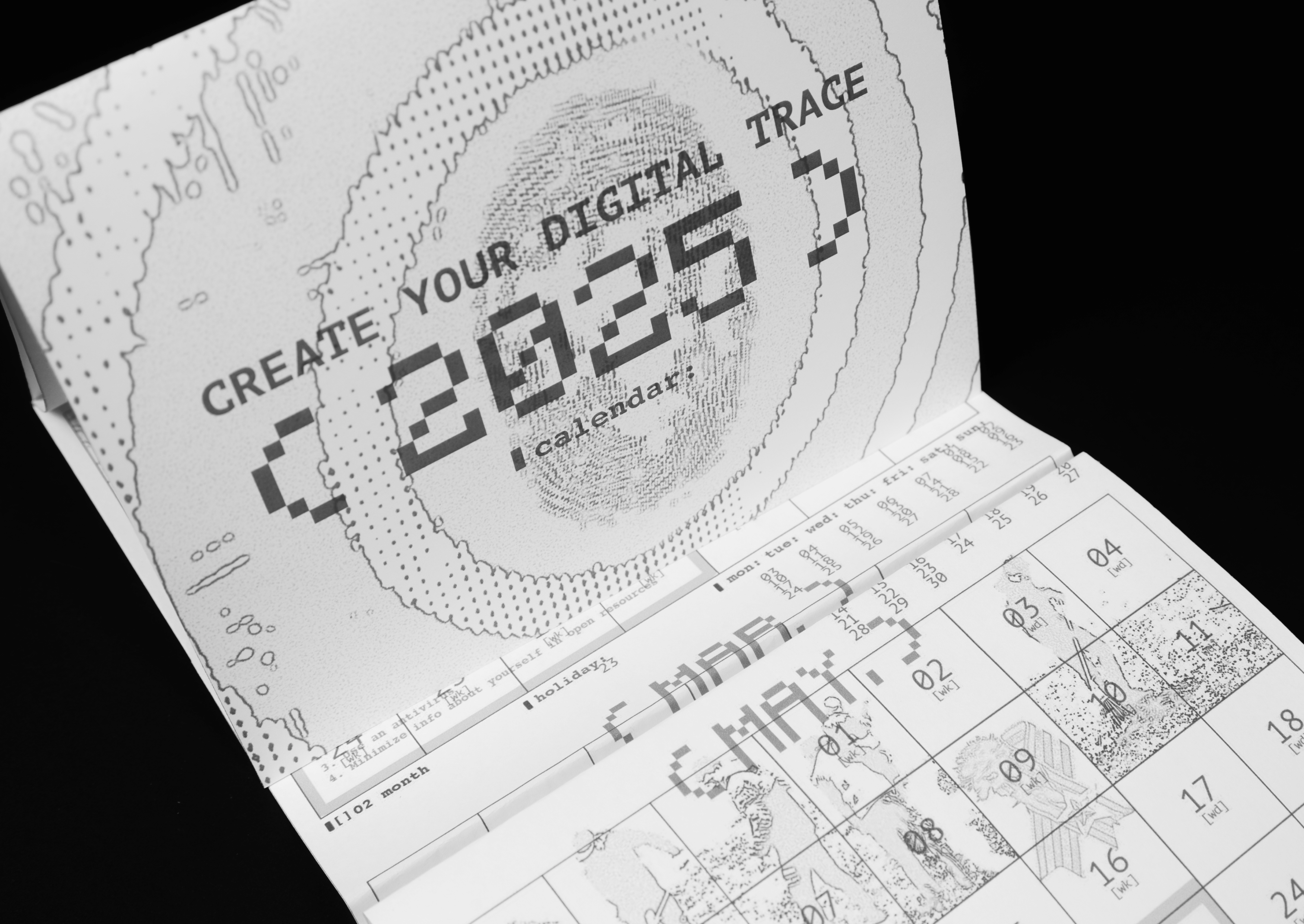 Create your digital trace 2025 calendar — Изображение №8 — Графика на Dprofile