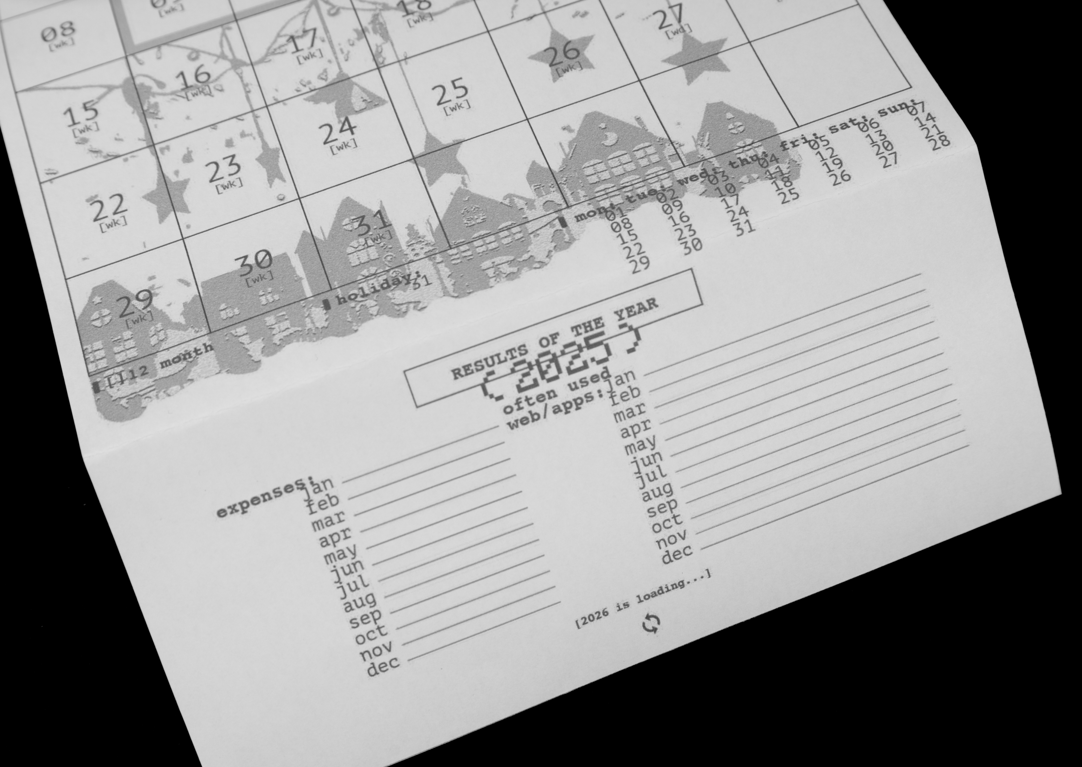 Create your digital trace 2025 calendar — Изображение №17 — Графика на Dprofile