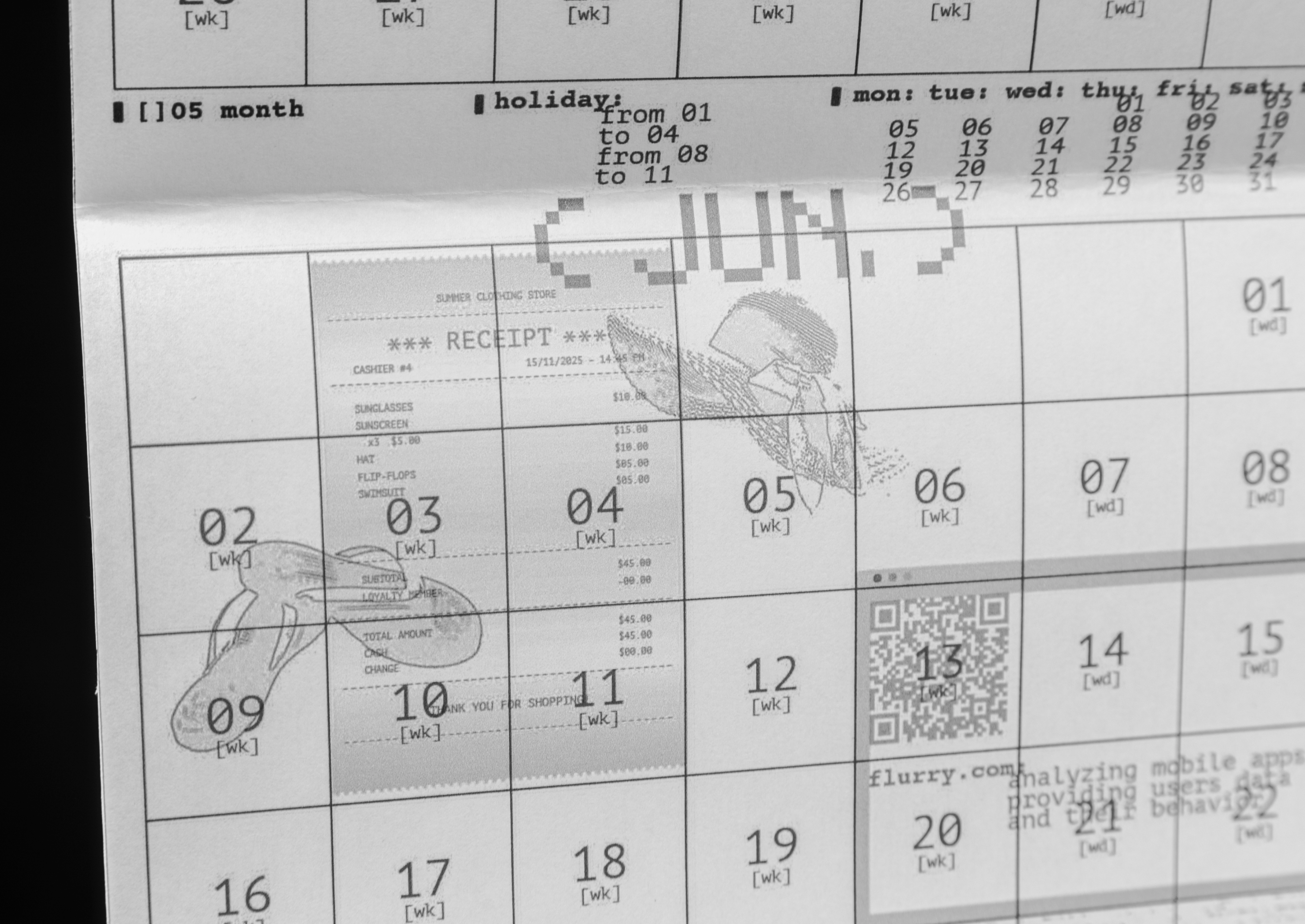 Create your digital trace 2025 calendar — Изображение №13 — Графика на Dprofile